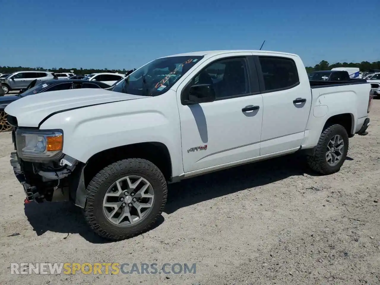 1 Photograph of a damaged car 1GTG6FENXM1158530 GMC CANYON 2021