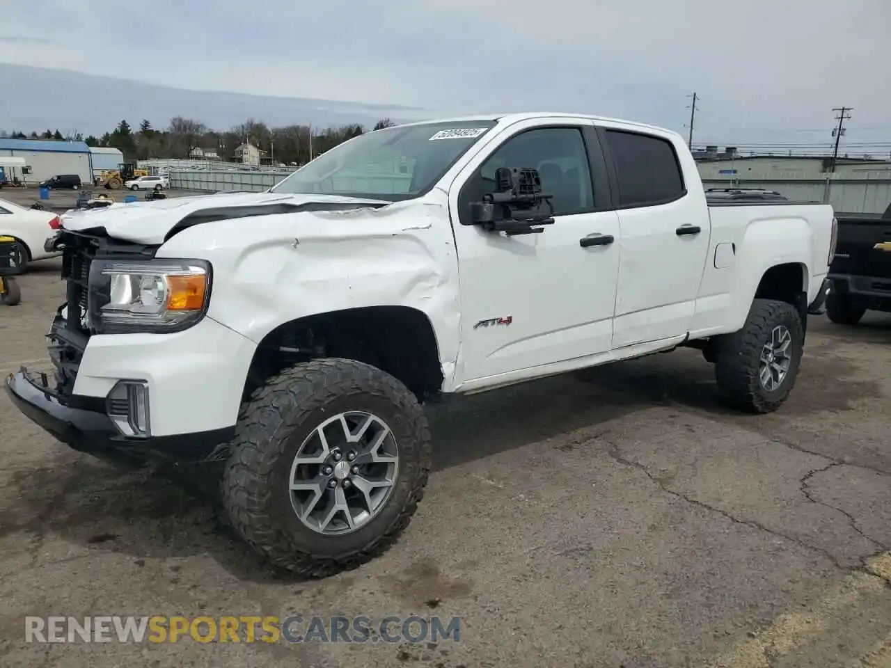1 Photograph of a damaged car 1GTP6FE14M1190774 GMC CANYON 2021