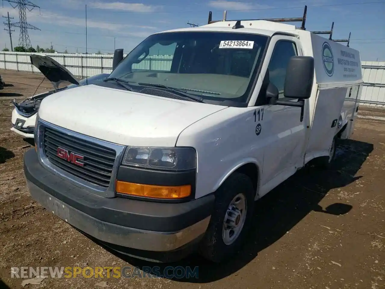 1 Photograph of a damaged car 1GD07RFG5K1289857 GMC SAVANA 2019