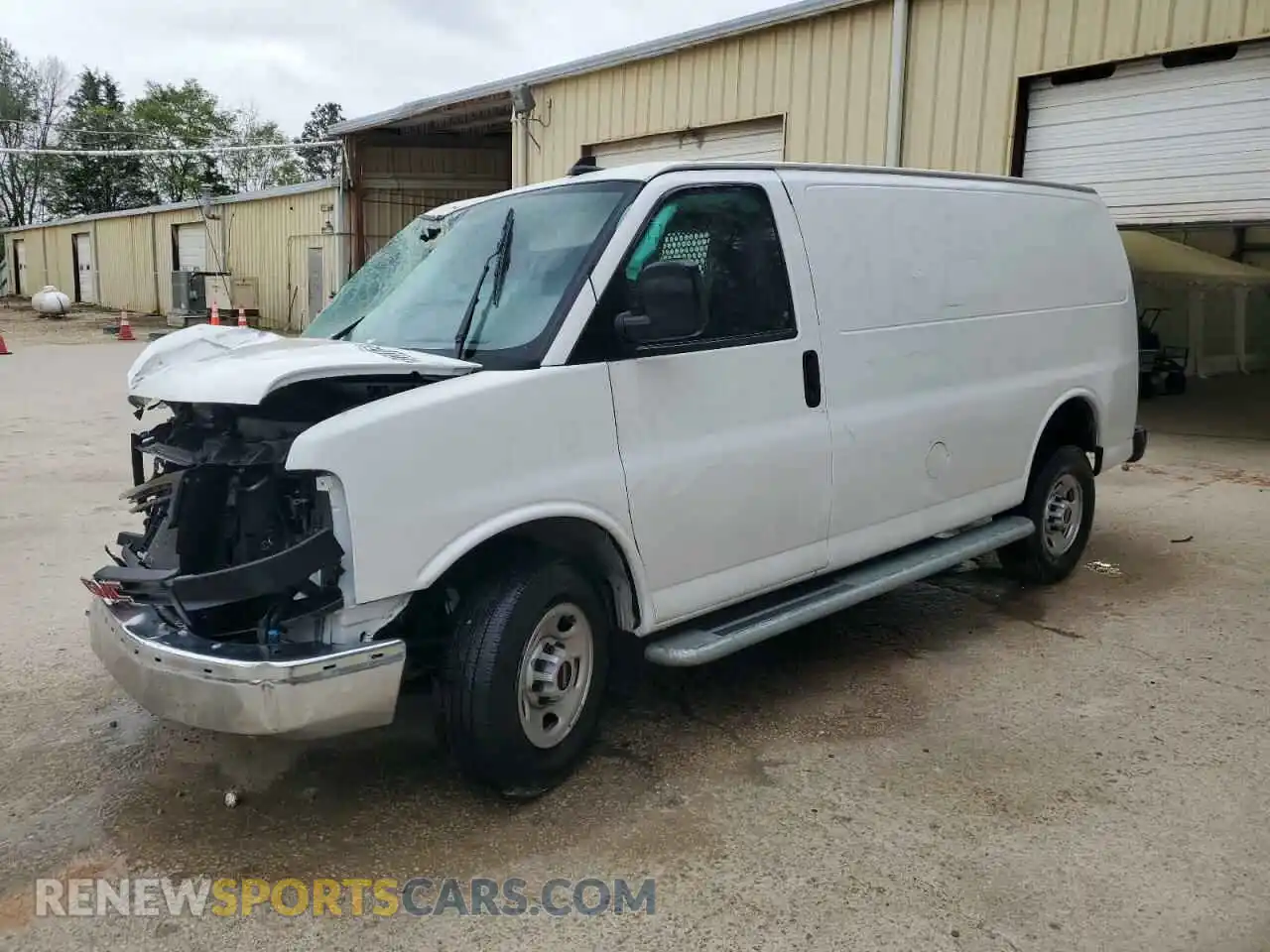 1 Photograph of a damaged car 1GTW7AFPXP1194203 GMC SAVANA 2023