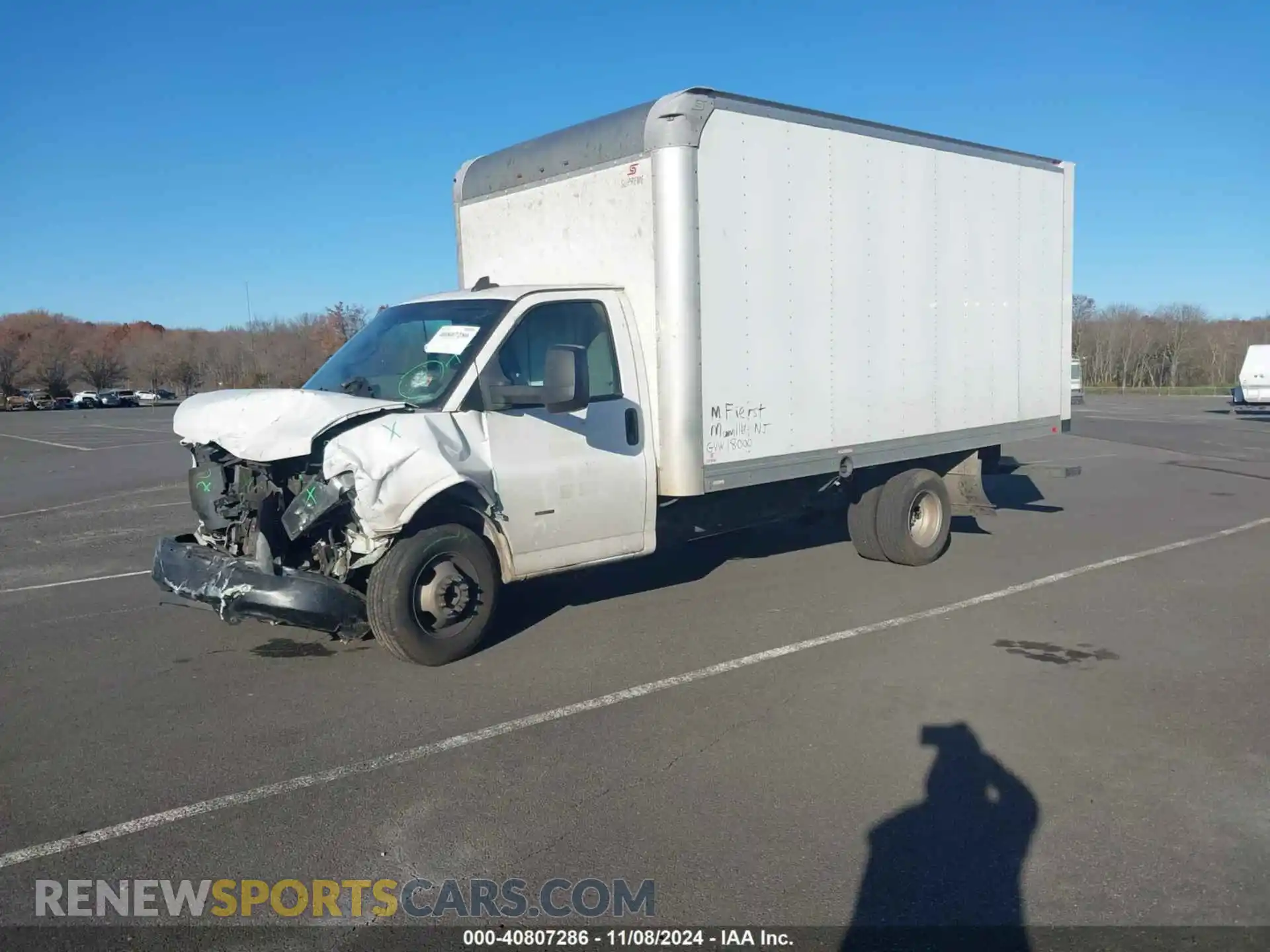 2 Photograph of a damaged car 1GD37SCG1K1191272 GMC SAVANA CUTAWAY 2019