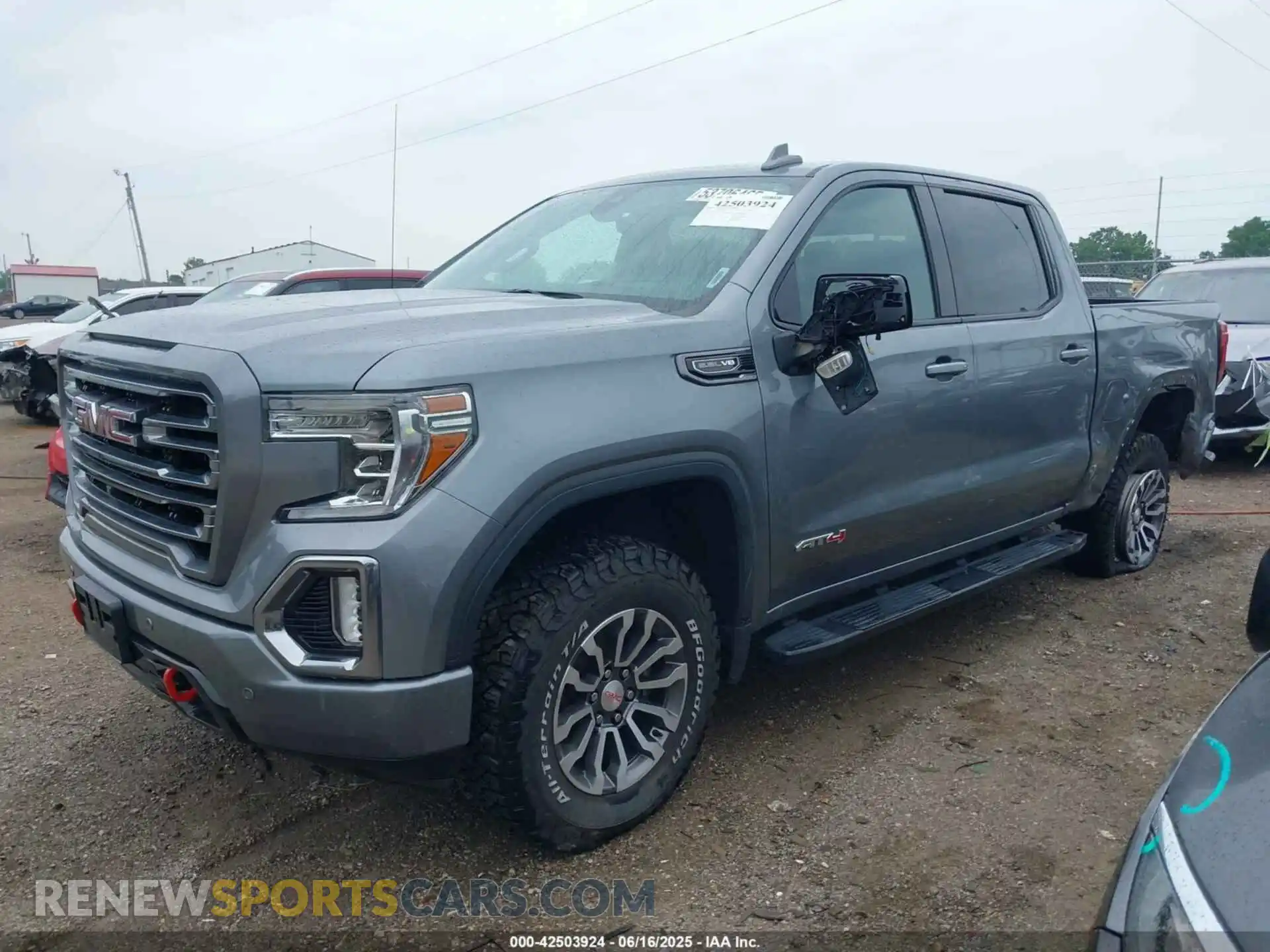 2 fotografías del automóvil dañado 3GTP9EED3KG218266 GMC SIERRA 1500 2019