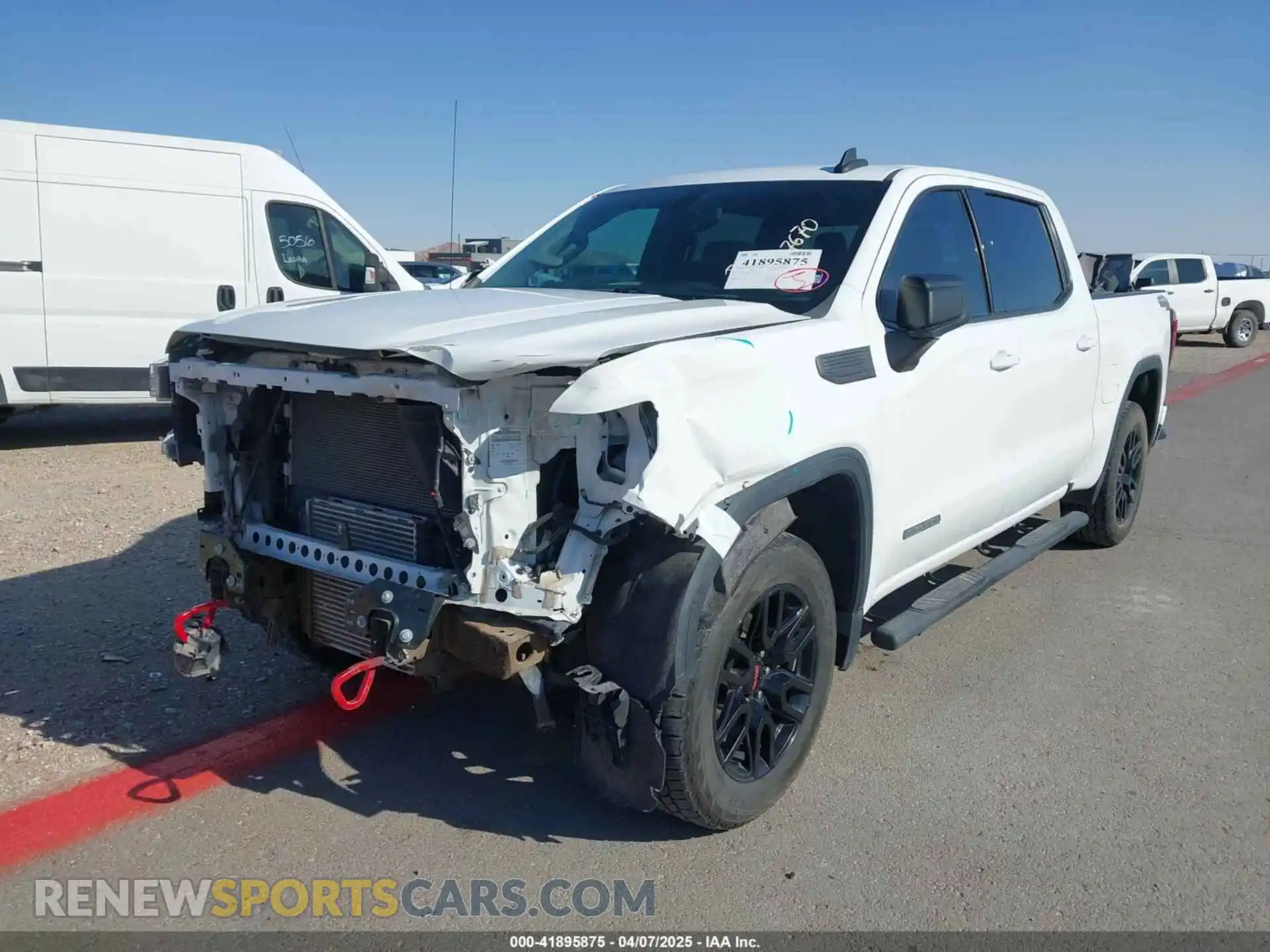 2 Photograph of a damaged car 3GTP8CEK2LG281818 GMC SIERRA 1500 2020
