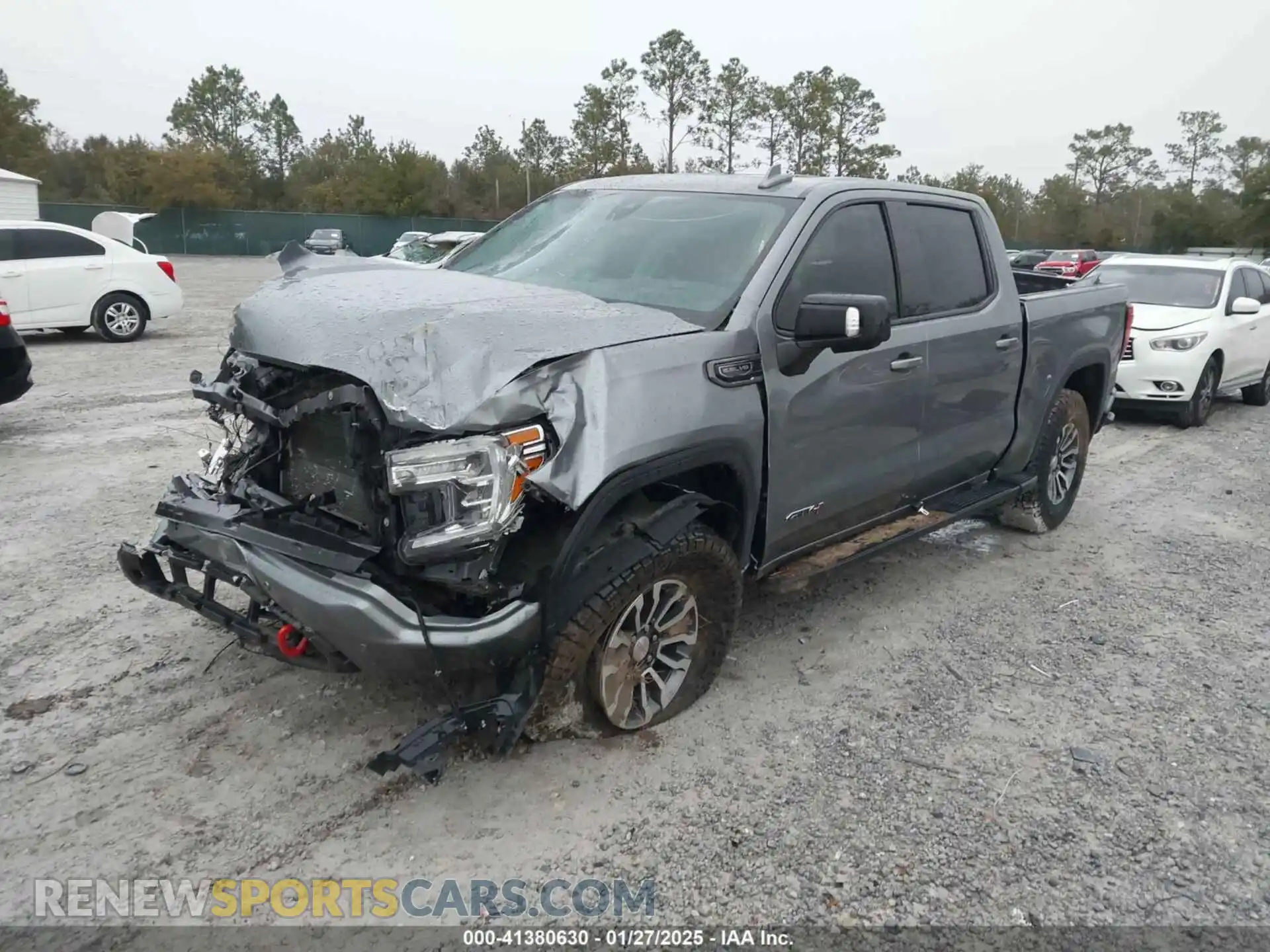 2 Photograph of a damaged car 3GTP9EED7LG285695 GMC SIERRA 1500 2020