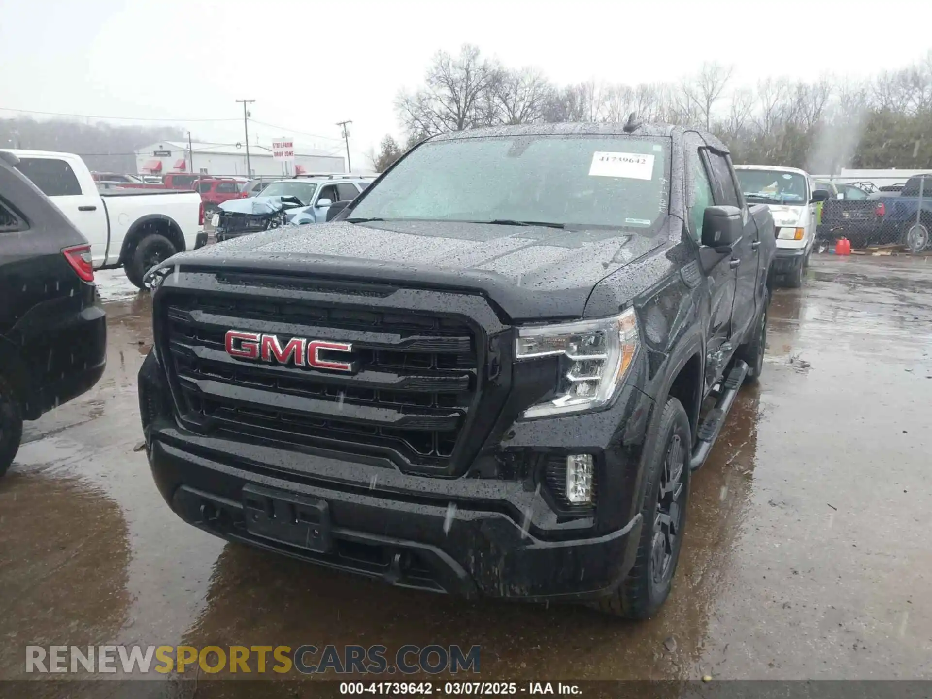 2 Photograph of a damaged car 1GTP9CEK3MZ346965 GMC SIERRA 1500 2021