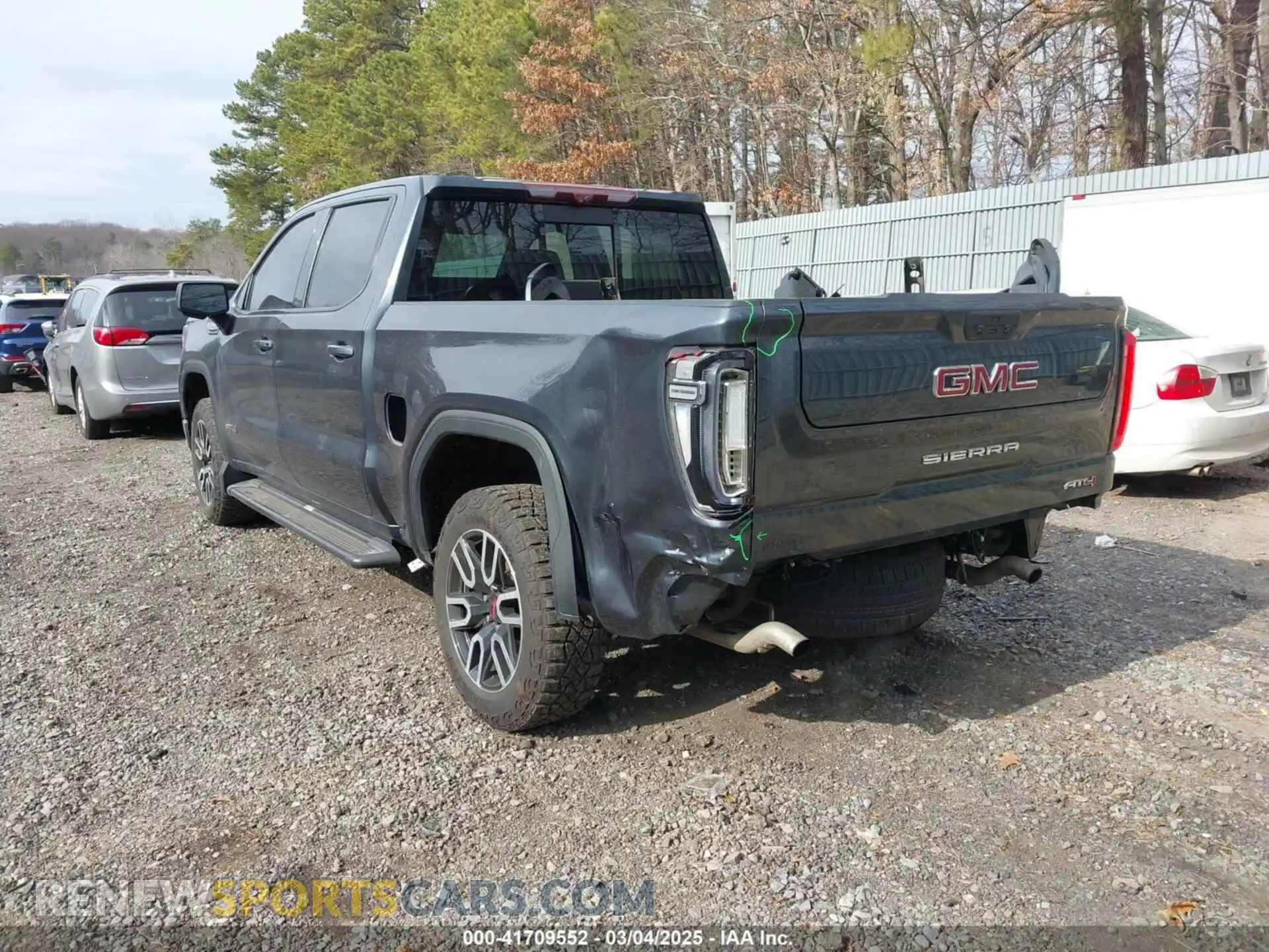 3 fotografías del automóvil dañado 1GTP9EED2MZ235126 GMC SIERRA 1500 2021