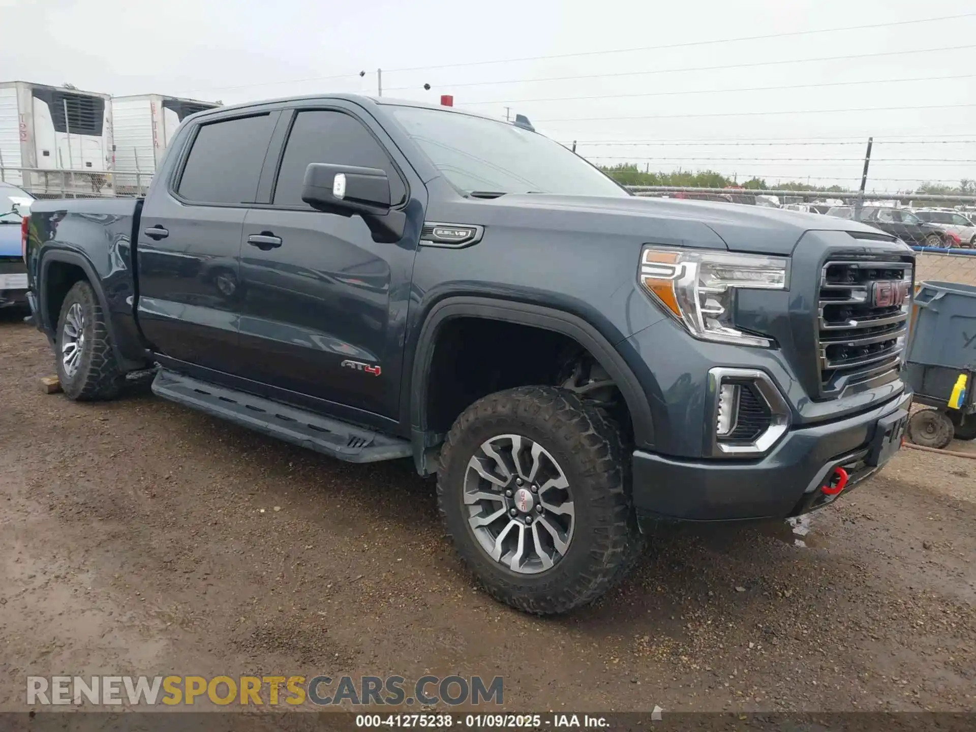 1 Photograph of a damaged car 1GTP9EED8MZ391803 GMC SIERRA 1500 2021