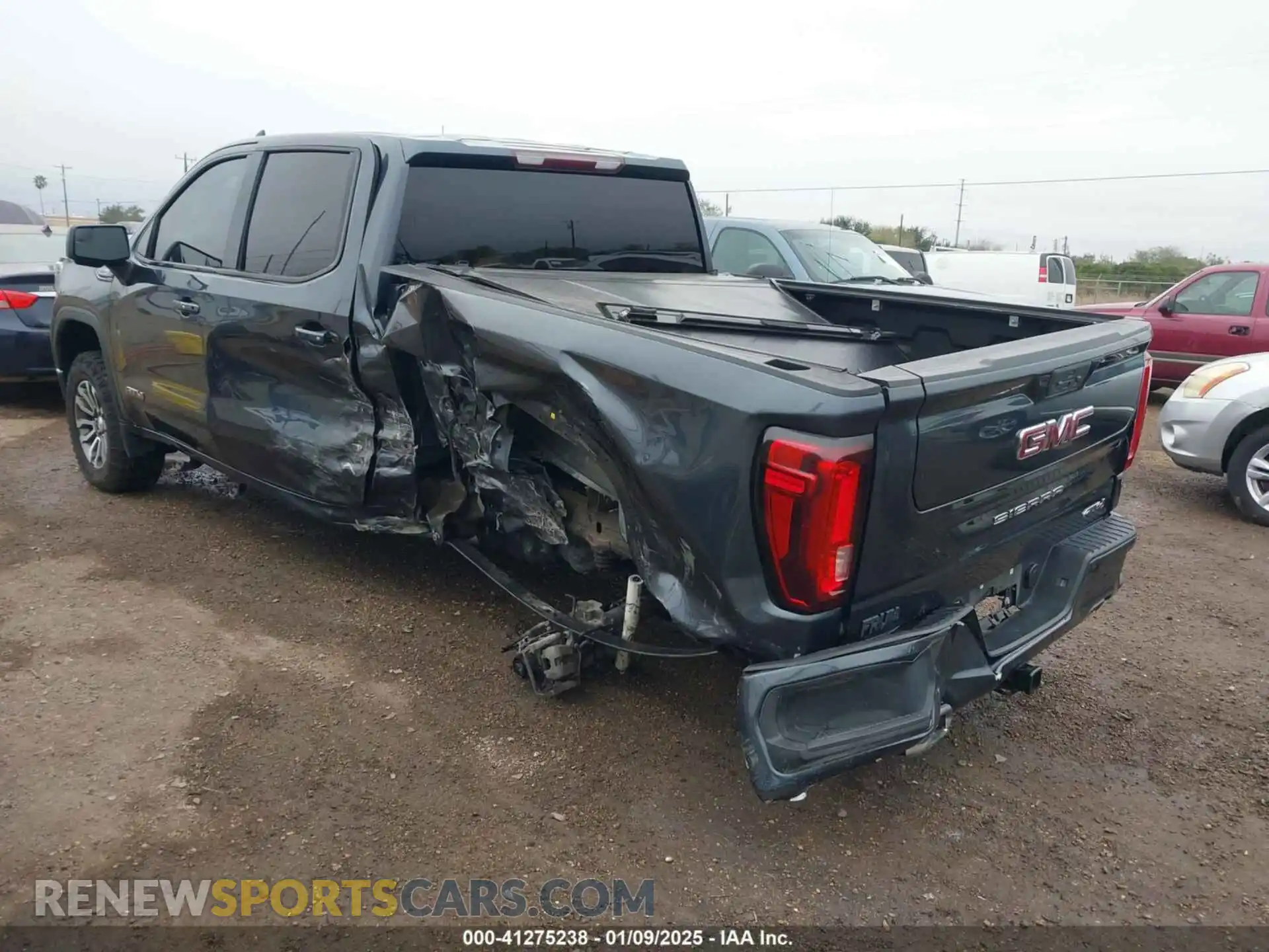 3 Photograph of a damaged car 1GTP9EED8MZ391803 GMC SIERRA 1500 2021