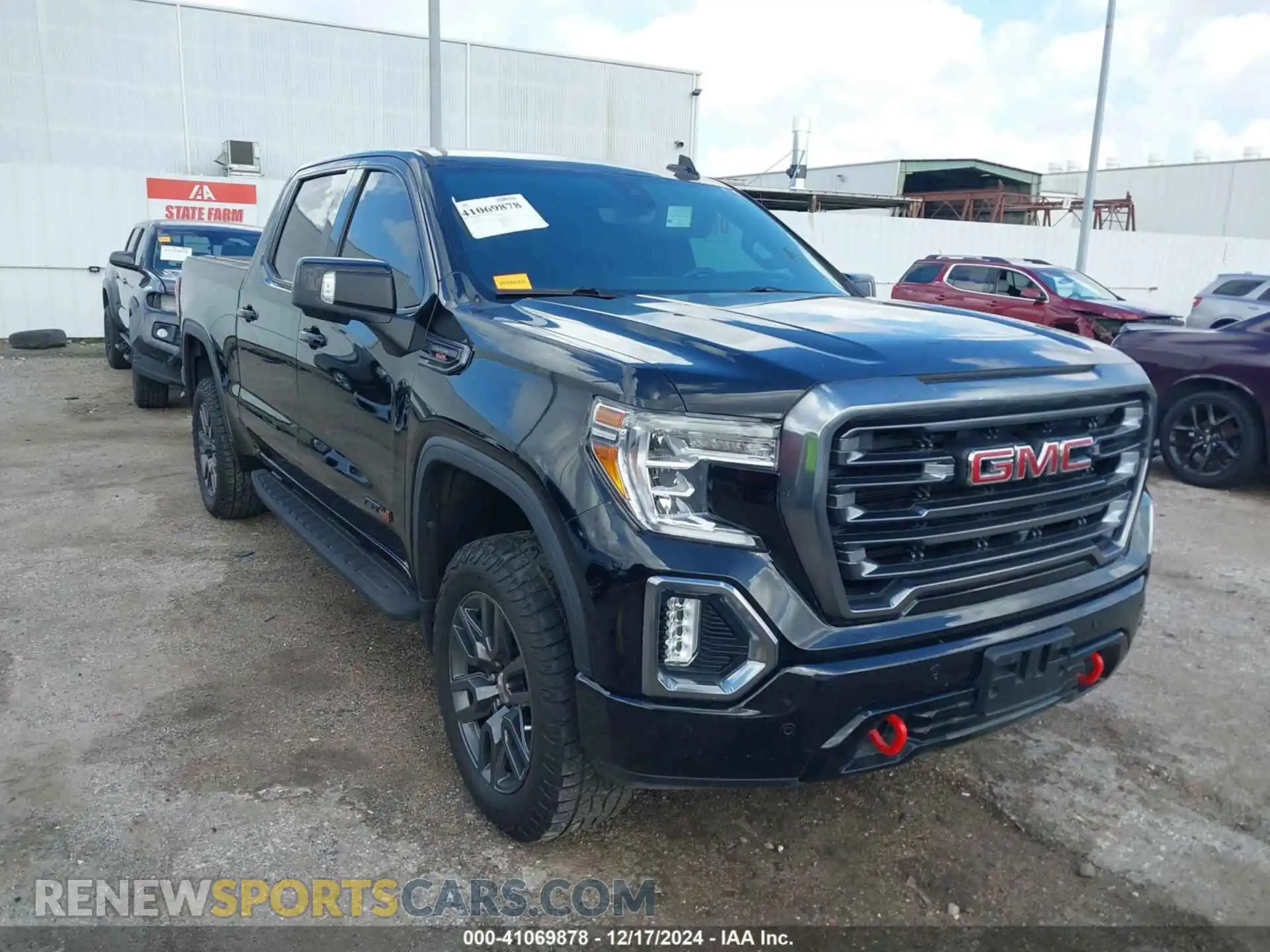 1 fotografías del automóvil dañado 1GTP9EELXMZ304412 GMC SIERRA 1500 2021