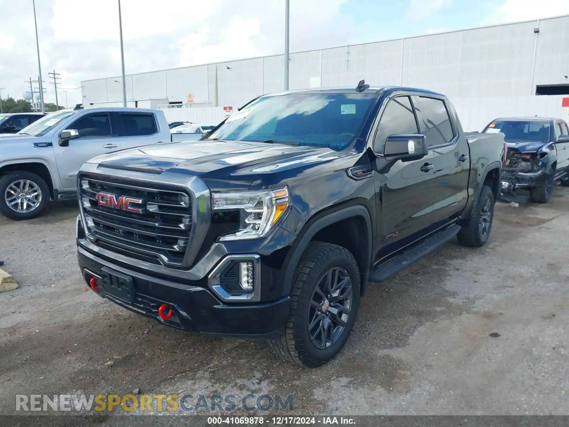 2 fotografías del automóvil dañado 1GTP9EELXMZ304412 GMC SIERRA 1500 2021