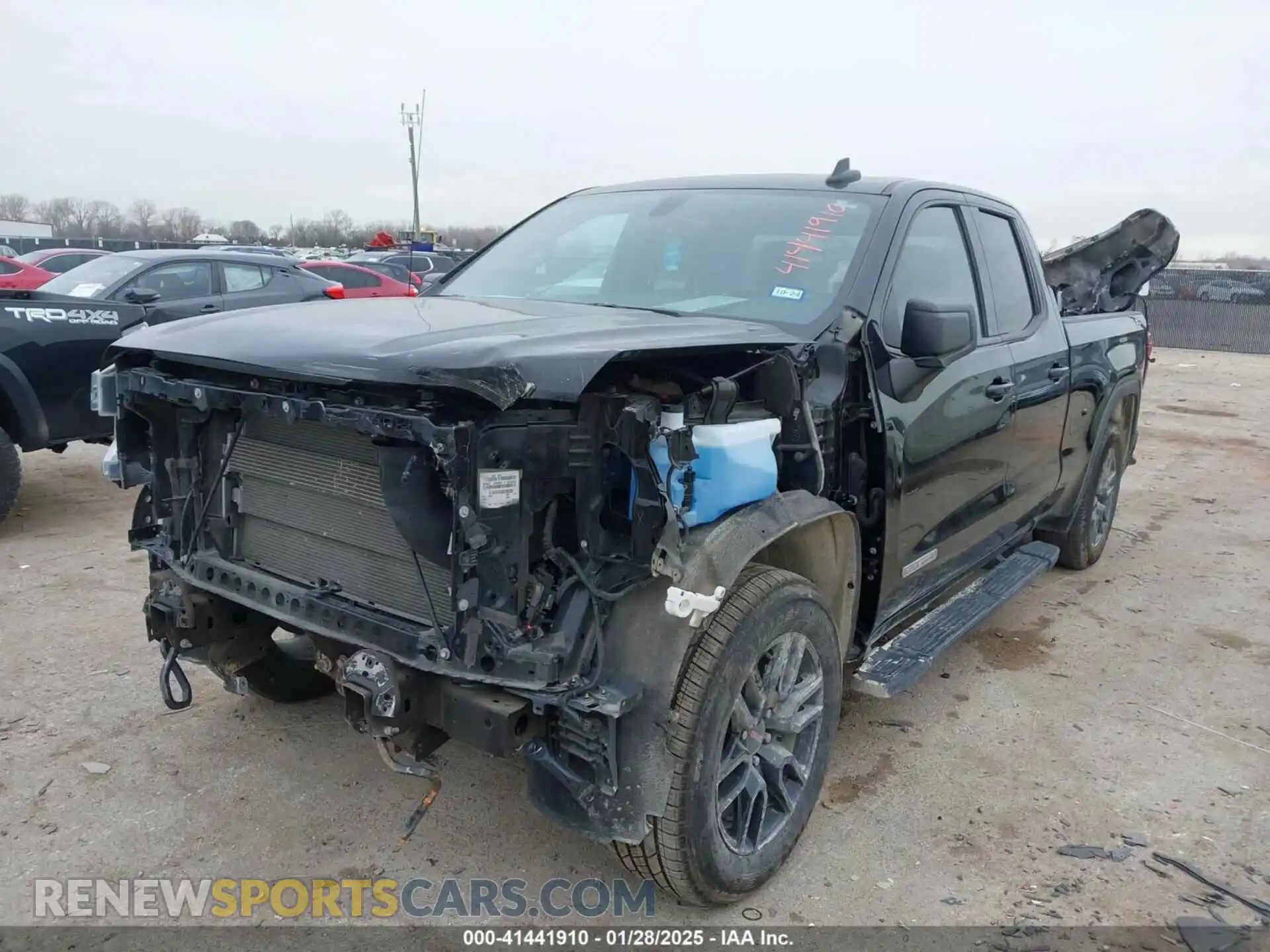 2 Photograph of a damaged car 1GTR9CED3MZ444324 GMC SIERRA 1500 2021