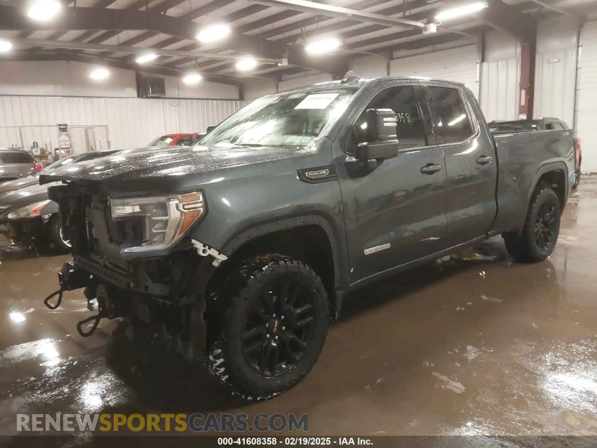 2 Photograph of a damaged car 1GTR9CED9MZ400764 GMC SIERRA 1500 2021