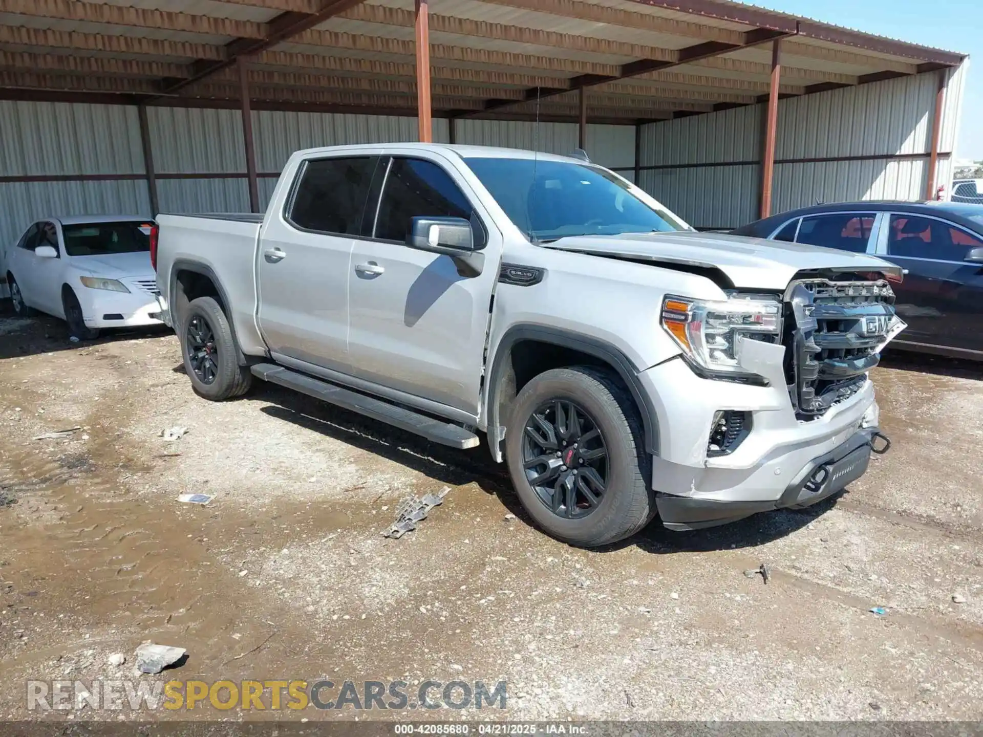 1 Photograph of a damaged car 1GTU9CEDXMZ141017 GMC SIERRA 1500 2021
