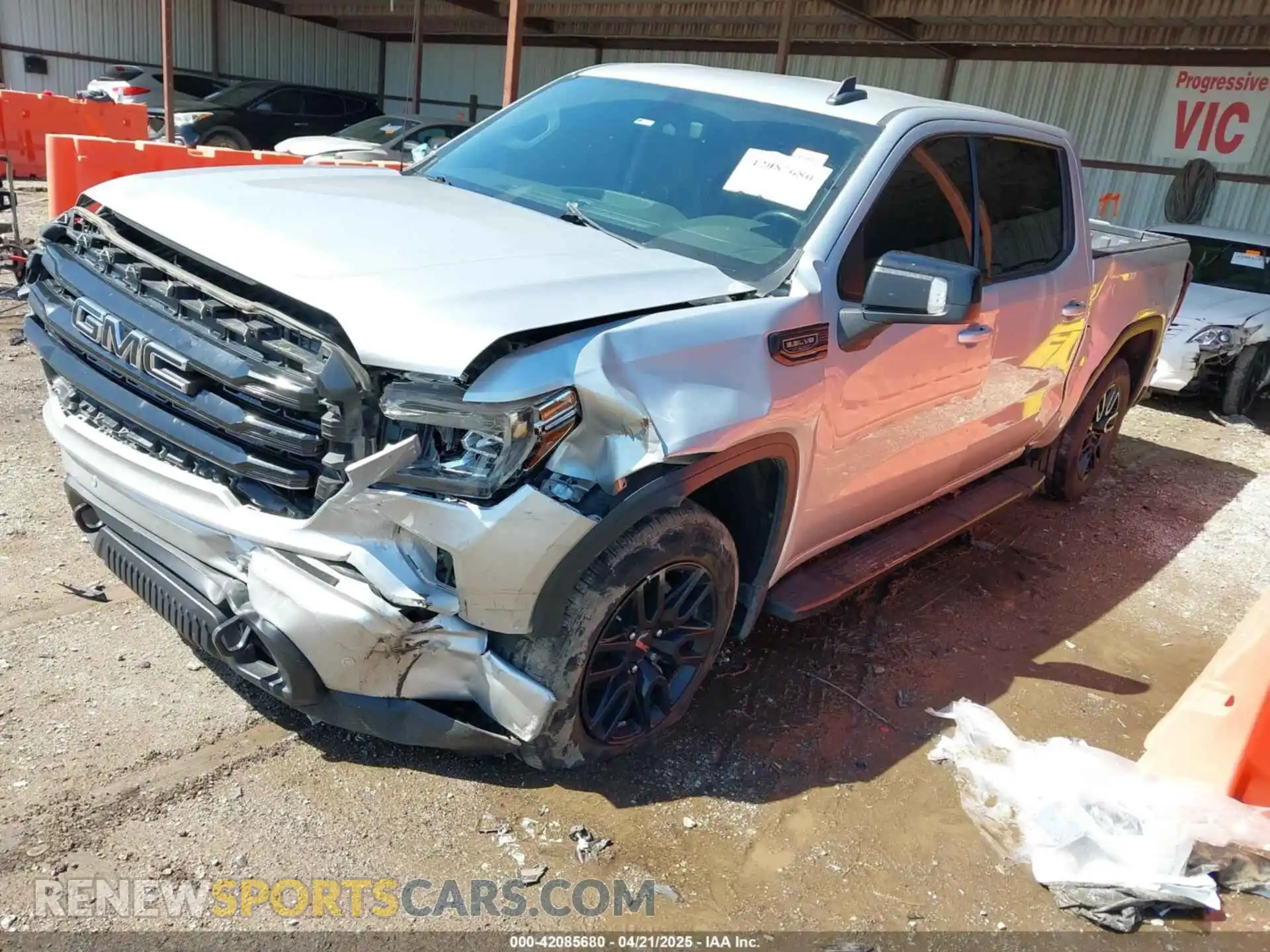 2 Photograph of a damaged car 1GTU9CEDXMZ141017 GMC SIERRA 1500 2021