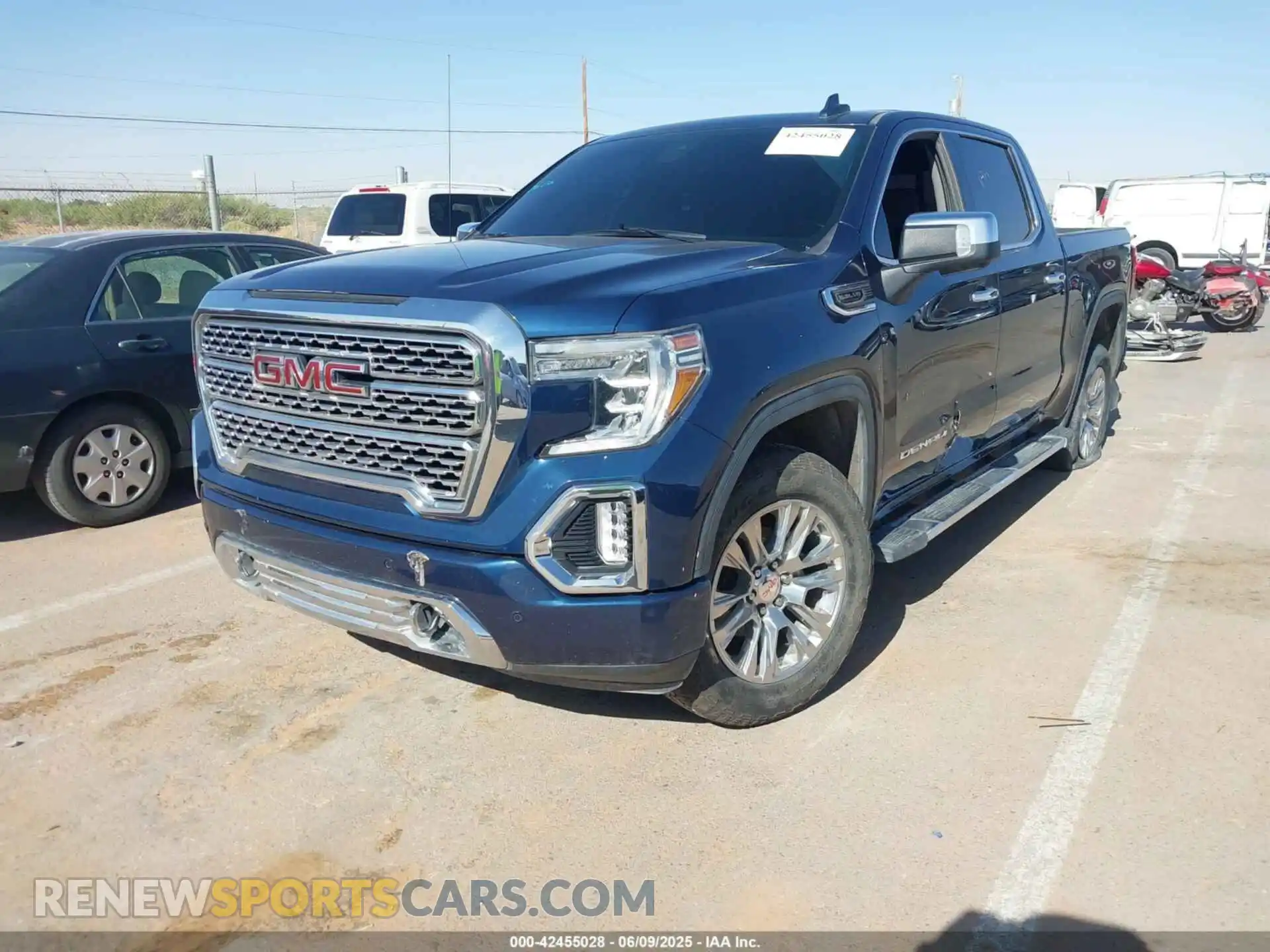 2 fotografías del automóvil dañado 1GTU9FED7MZ243392 GMC SIERRA 1500 2021