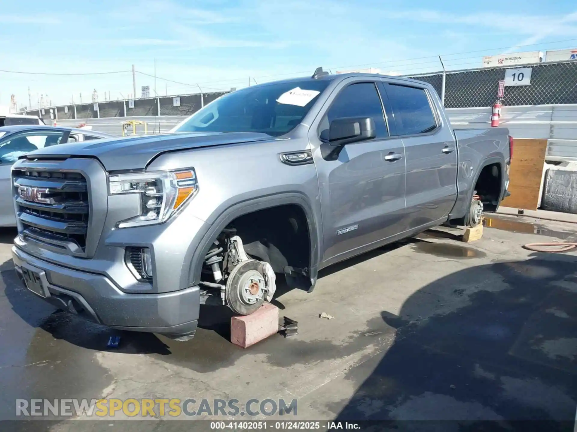 2 Photograph of a damaged car 3GTP8CED3MG330981 GMC SIERRA 1500 2021