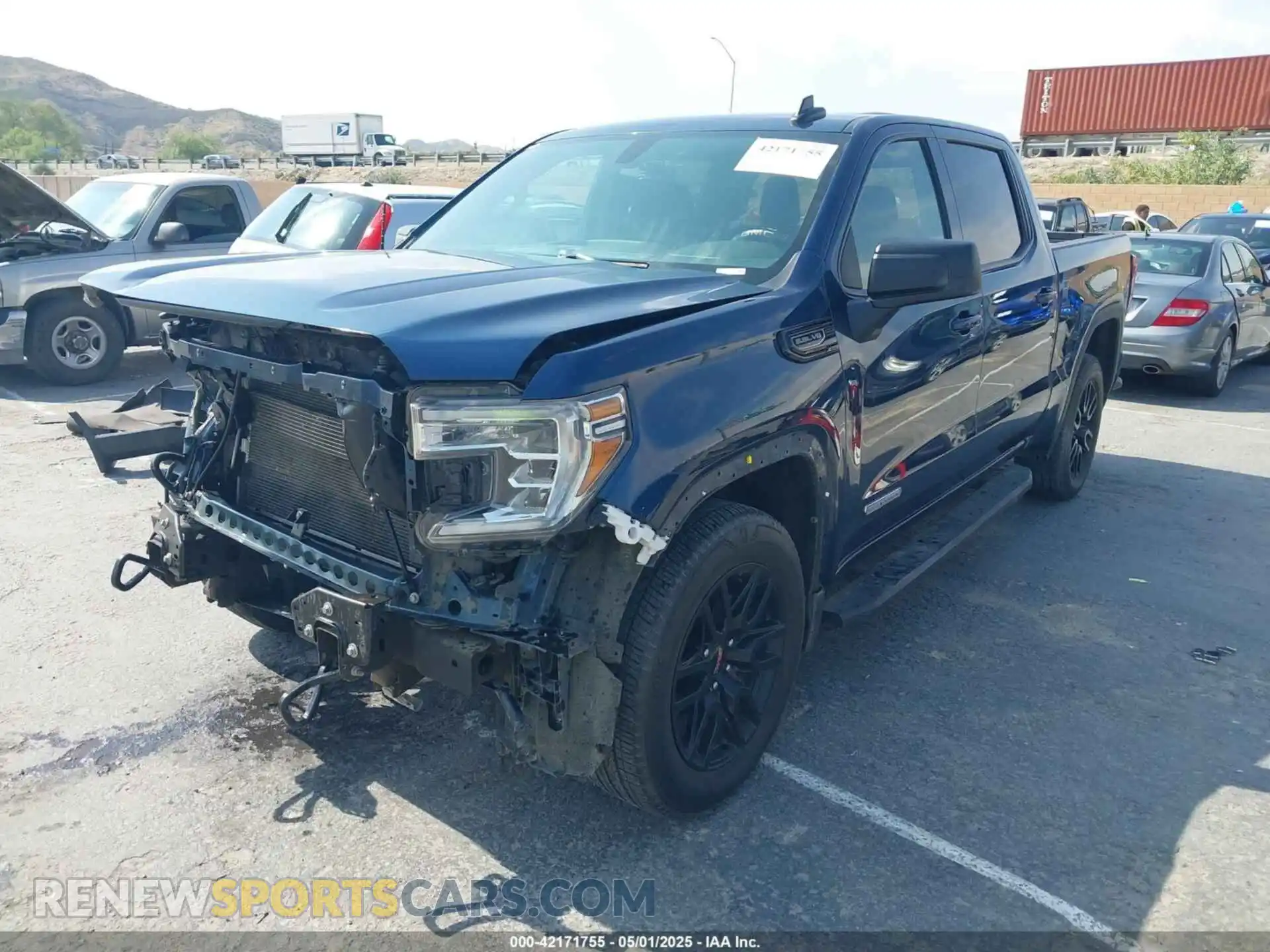 2 Photograph of a damaged car 3GTP8CED7MG478275 GMC SIERRA 1500 2021