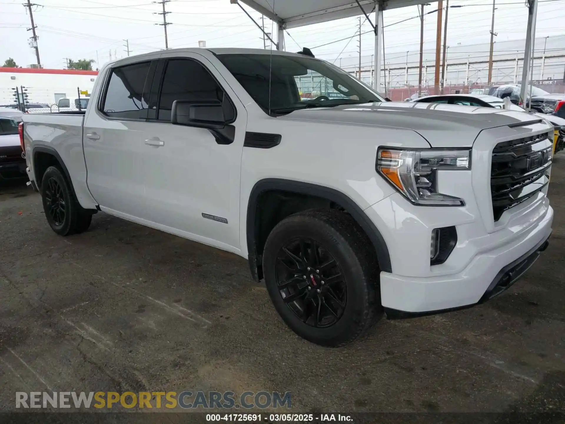 1 Photograph of a damaged car 3GTP8CEK6MG480825 GMC SIERRA 1500 2021
