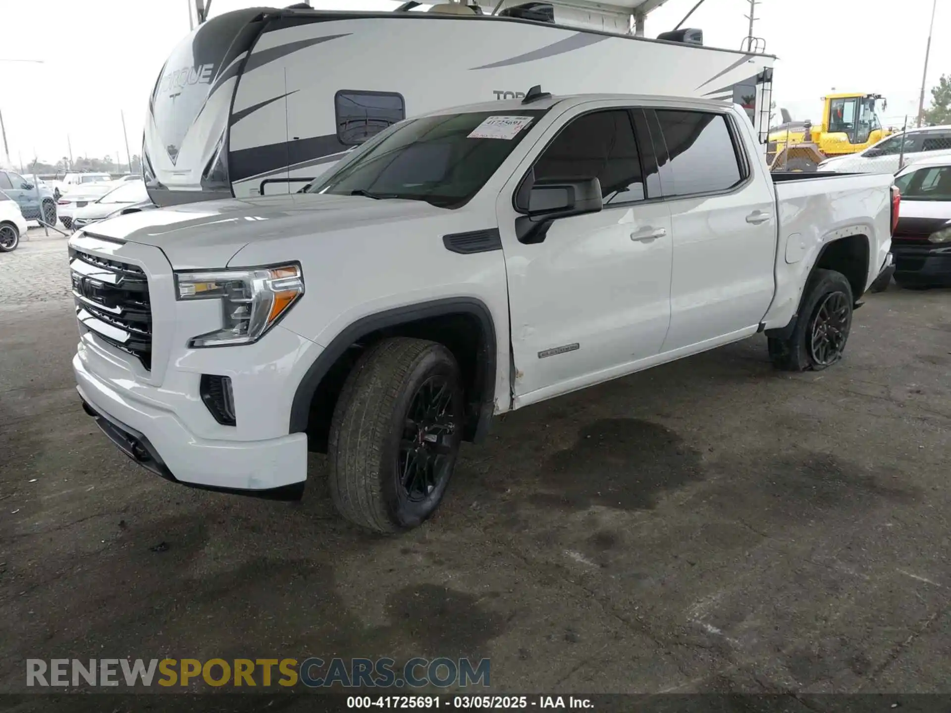 2 Photograph of a damaged car 3GTP8CEK6MG480825 GMC SIERRA 1500 2021