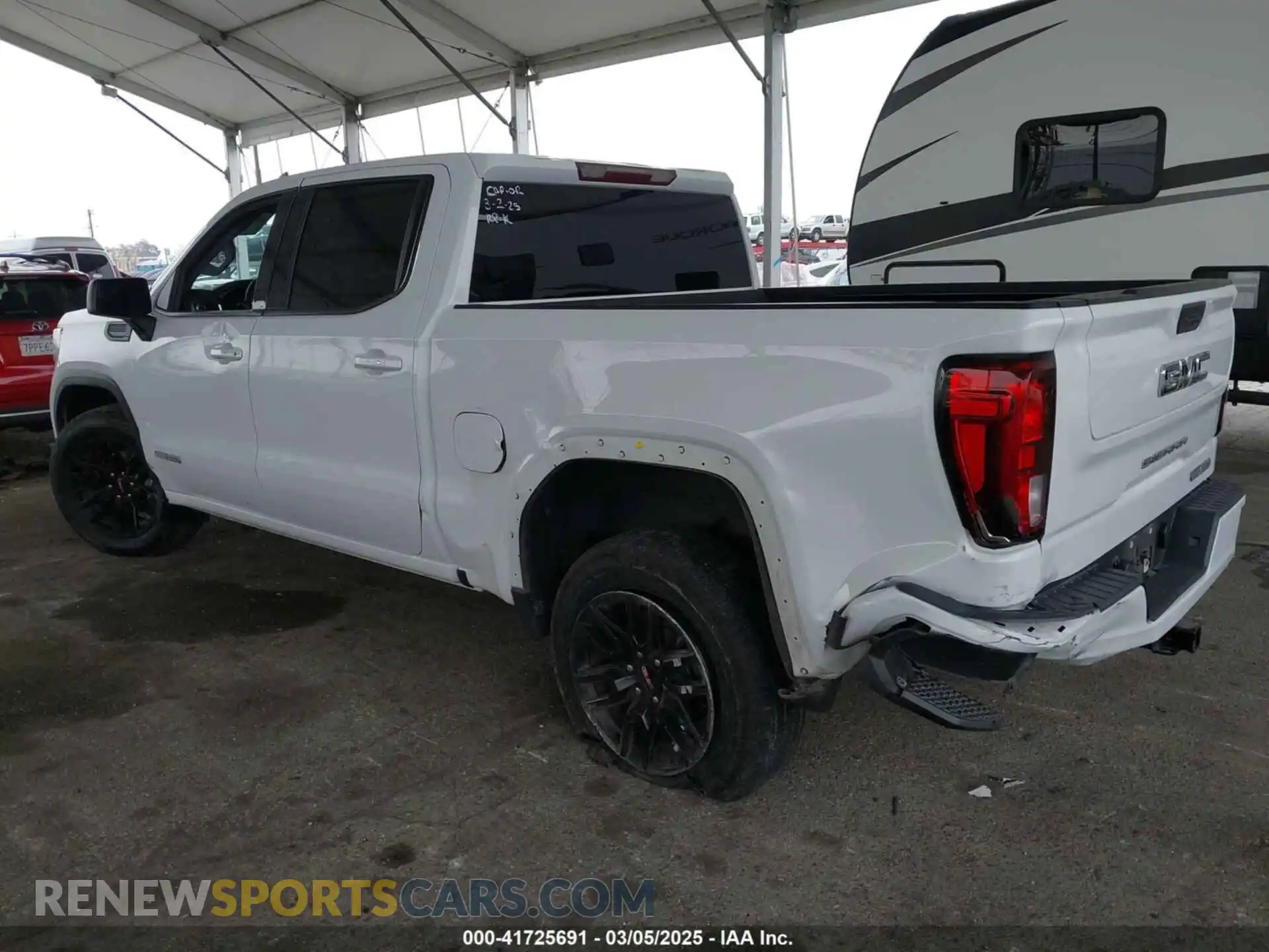 3 Photograph of a damaged car 3GTP8CEK6MG480825 GMC SIERRA 1500 2021