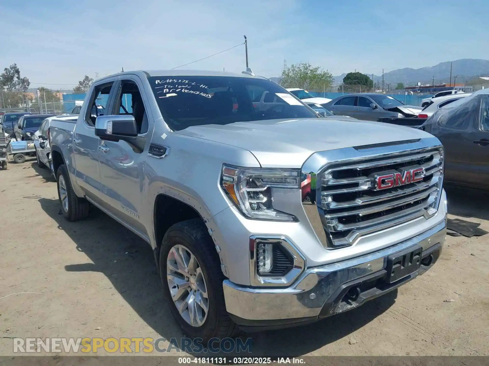 1 Photograph of a damaged car 3GTP8DED2MG232577 GMC SIERRA 1500 2021