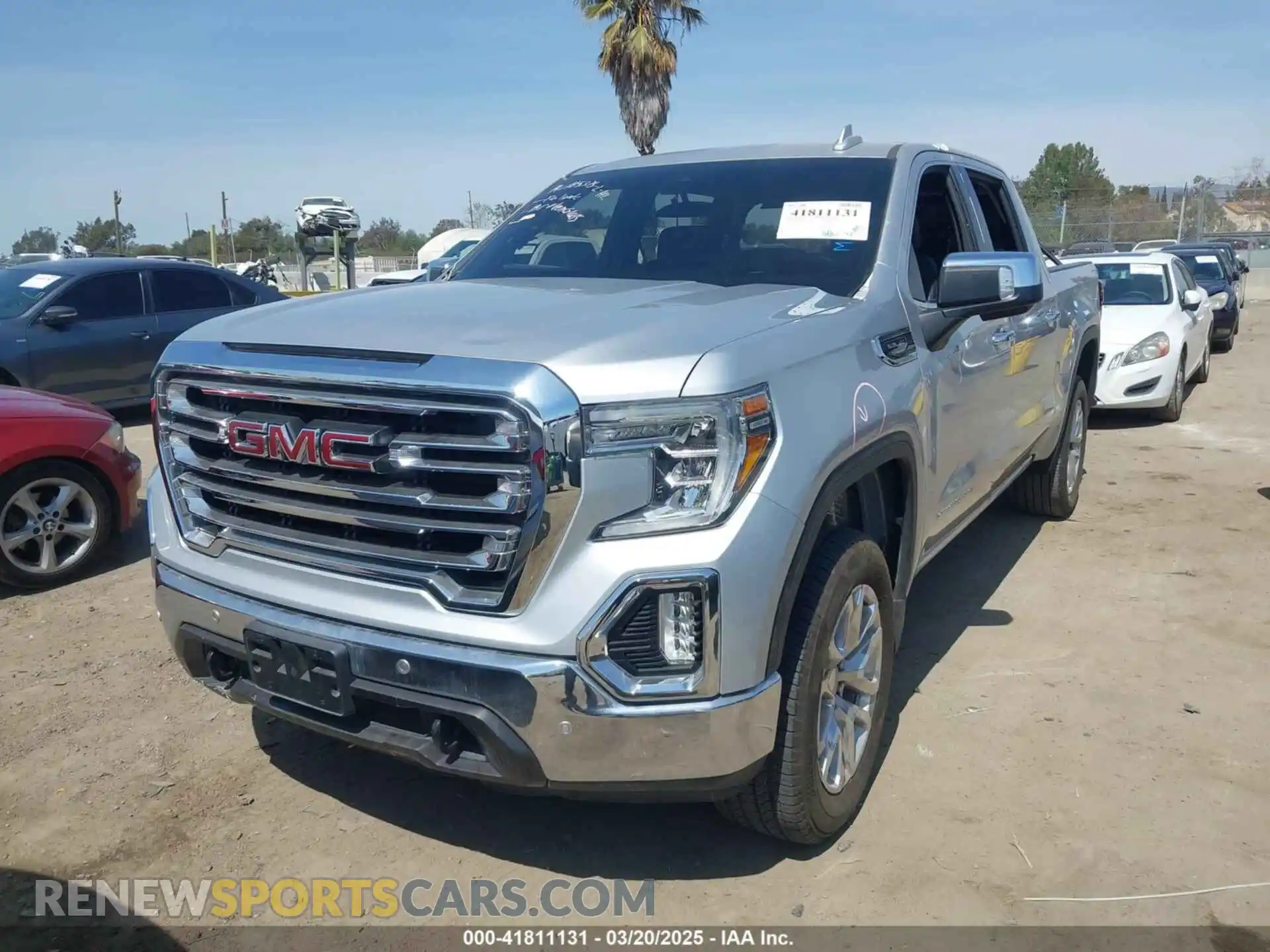 2 Photograph of a damaged car 3GTP8DED2MG232577 GMC SIERRA 1500 2021