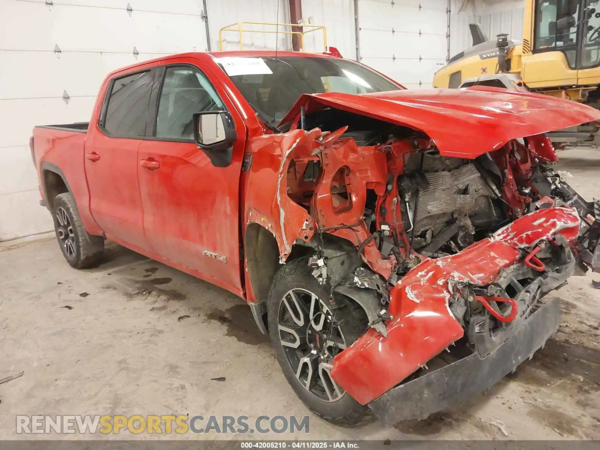 1 Photograph of a damaged car 3GTP9EED4MG443394 GMC SIERRA 1500 2021