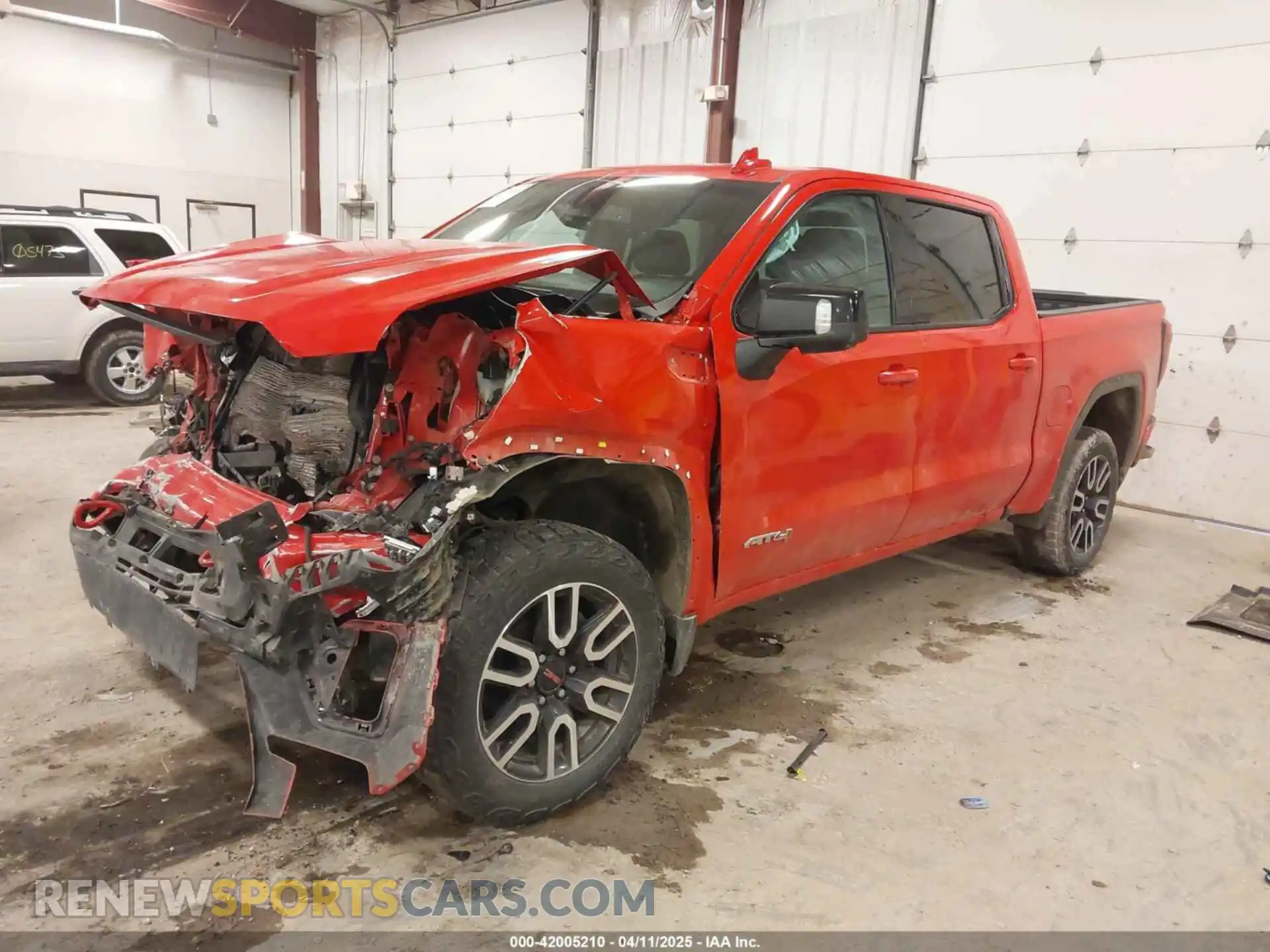 2 Photograph of a damaged car 3GTP9EED4MG443394 GMC SIERRA 1500 2021