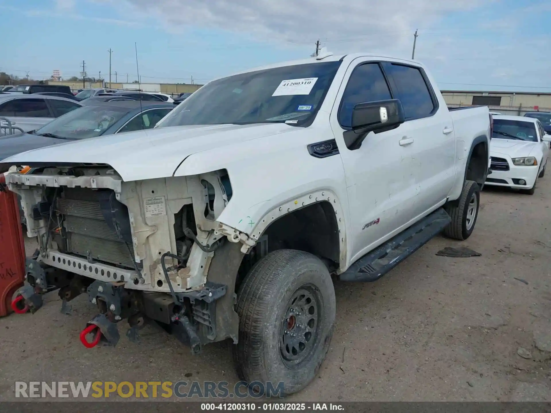 2 Photograph of a damaged car 3GTP9EED6MG421784 GMC SIERRA 1500 2021