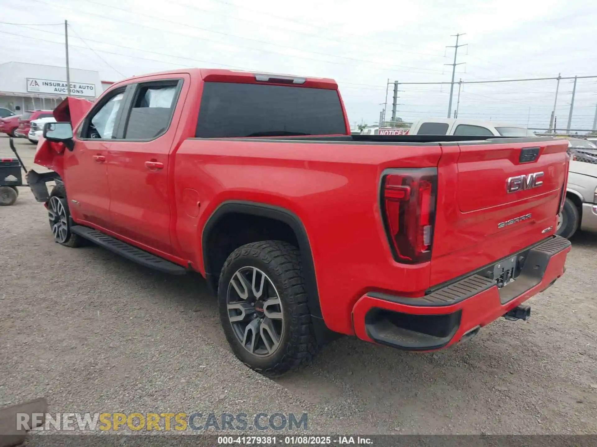 3 Photograph of a damaged car 3GTP9EEL1MG465554 GMC SIERRA 1500 2021