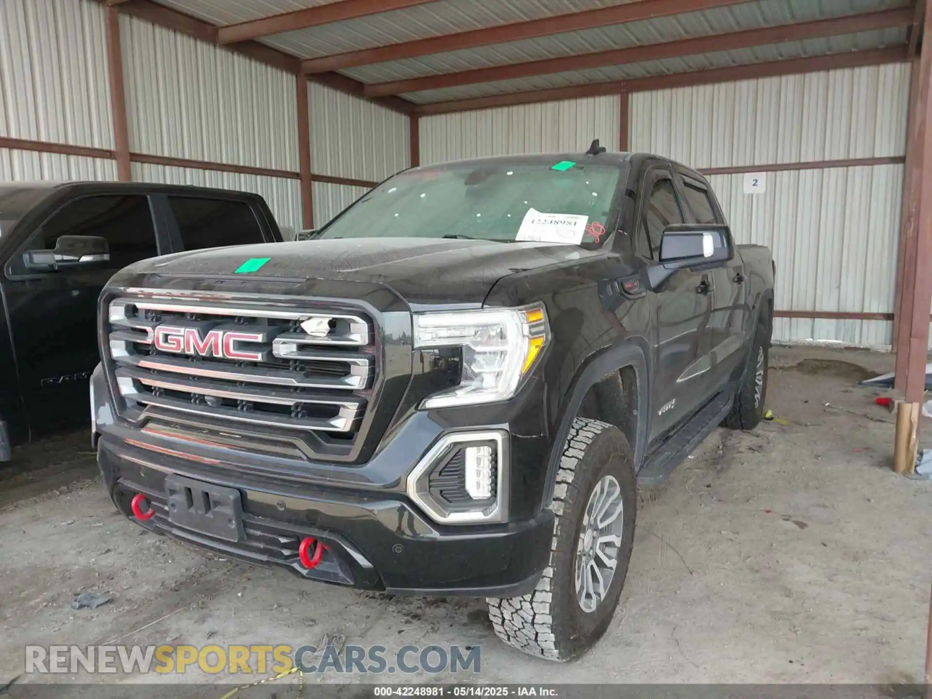 2 Photograph of a damaged car 3GTP9EEL8MG176316 GMC SIERRA 1500 2021