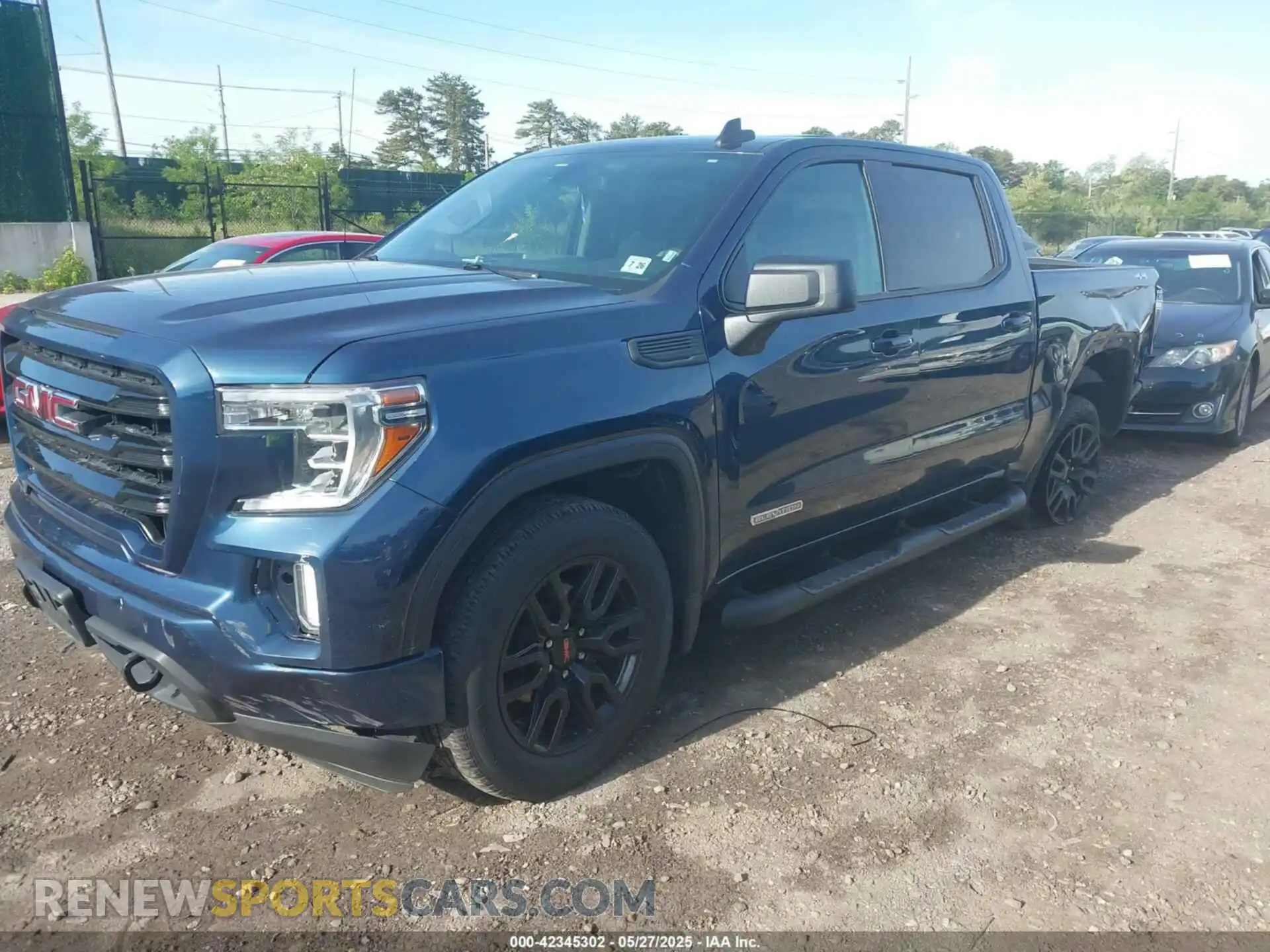 2 Photograph of a damaged car 3GTP9GEK4MG392893 GMC SIERRA 1500 2021