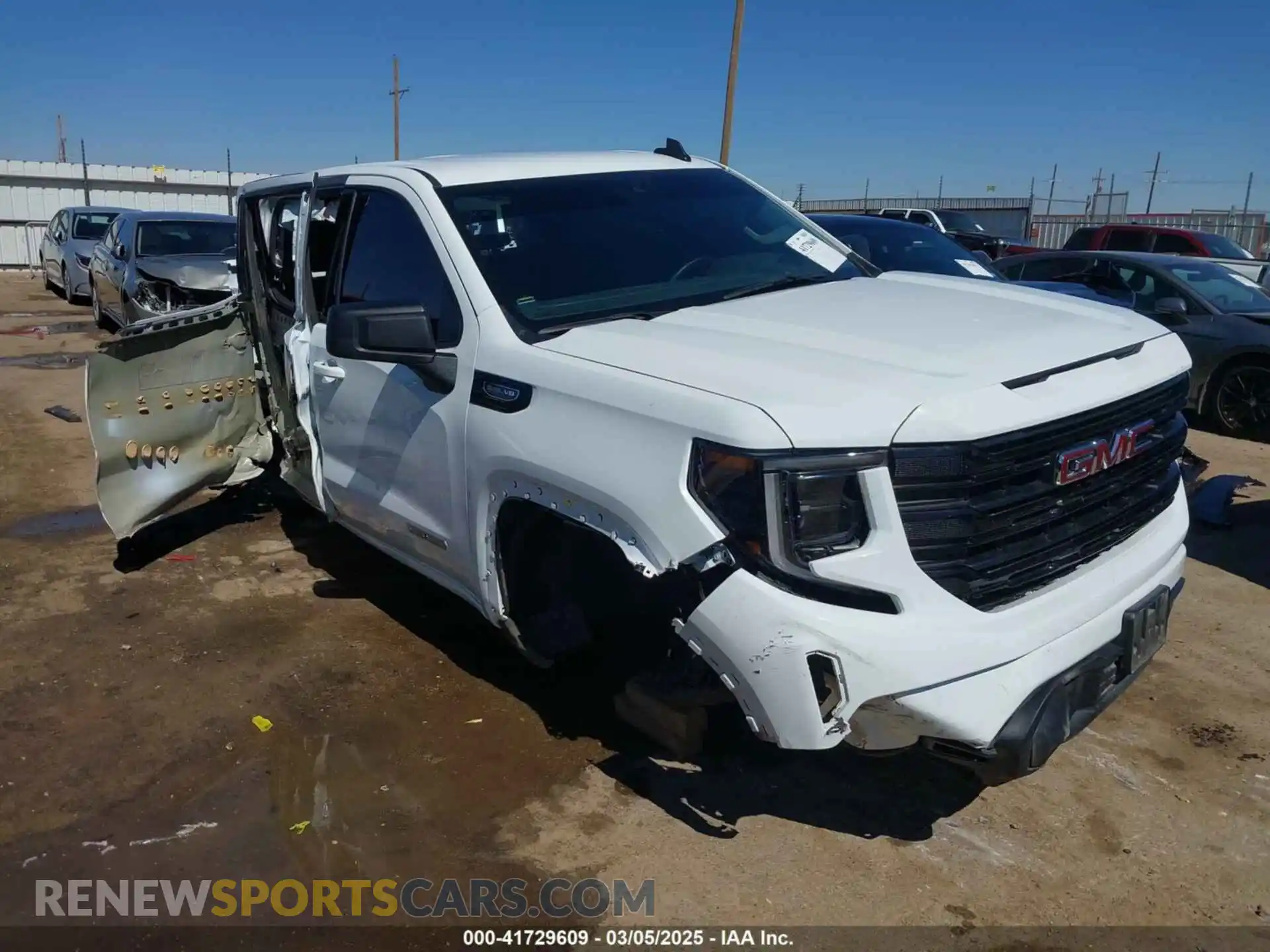 1 Photograph of a damaged car 3GTPHCED4RG372891 GMC SIERRA 1500 2024