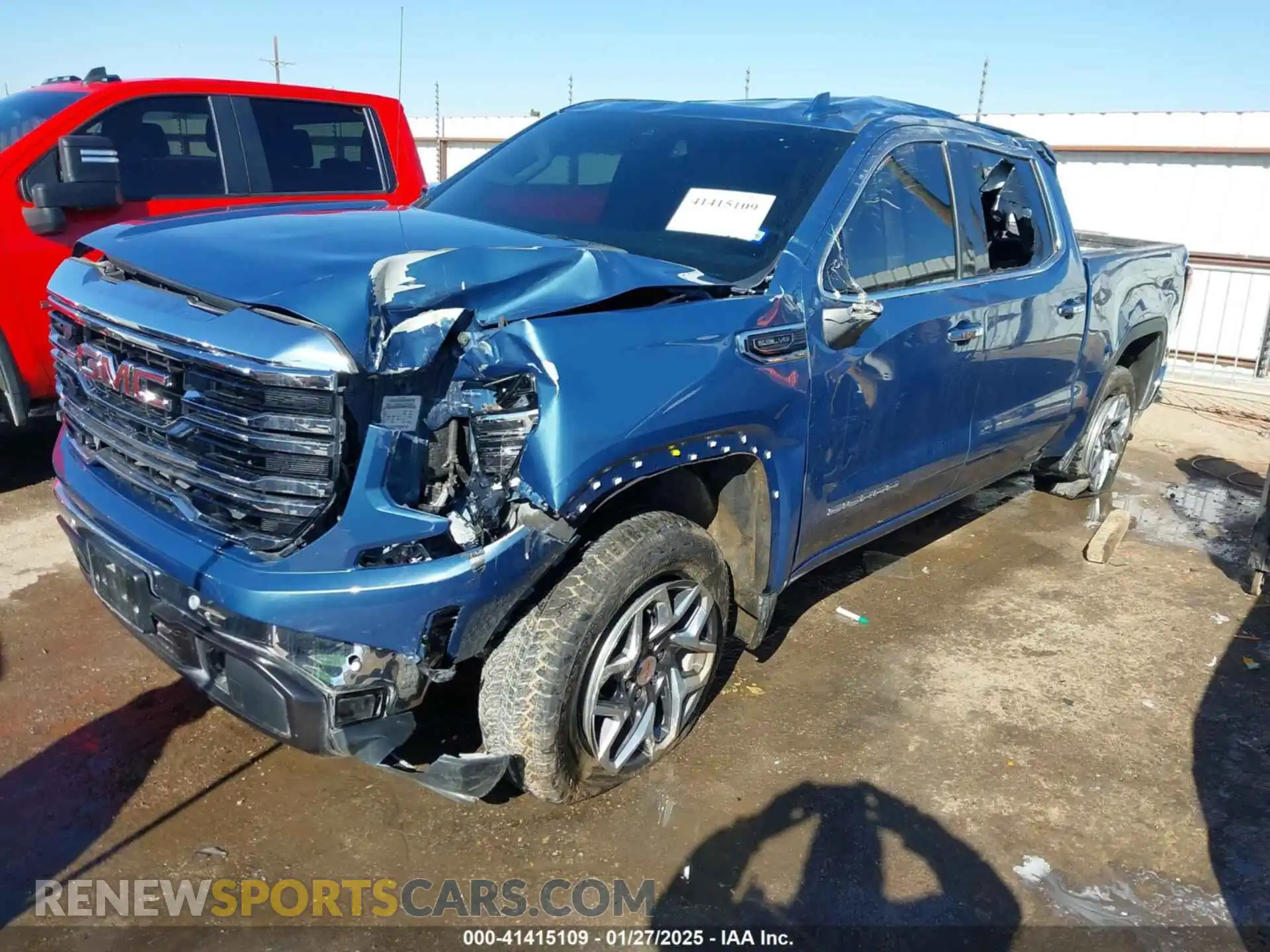 2 Photograph of a damaged car 3GTPHDEDXRG299077 GMC SIERRA 1500 2024