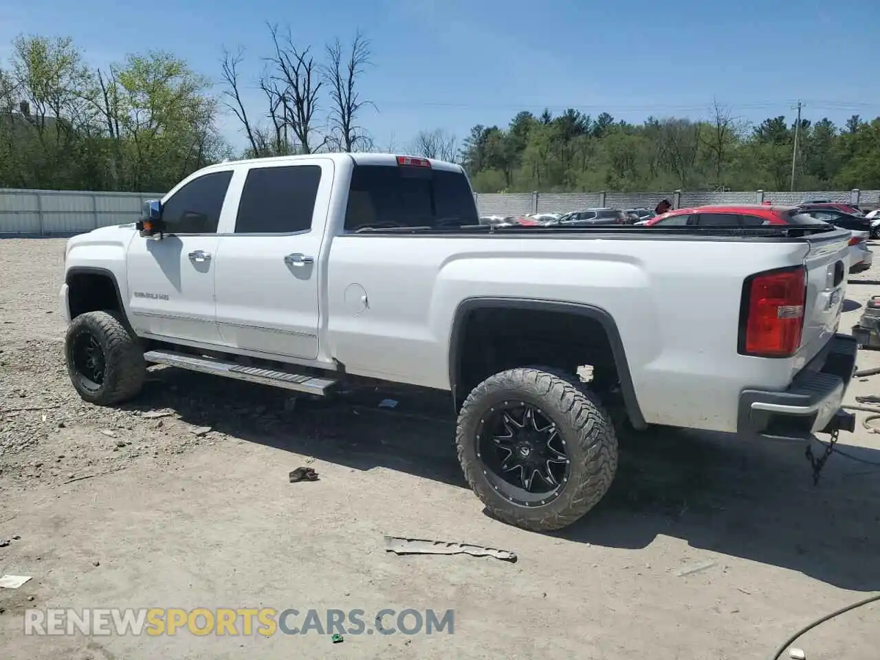 2 Photograph of a damaged car 1GT42WEY2KF160491 GMC SIERRA 2019
