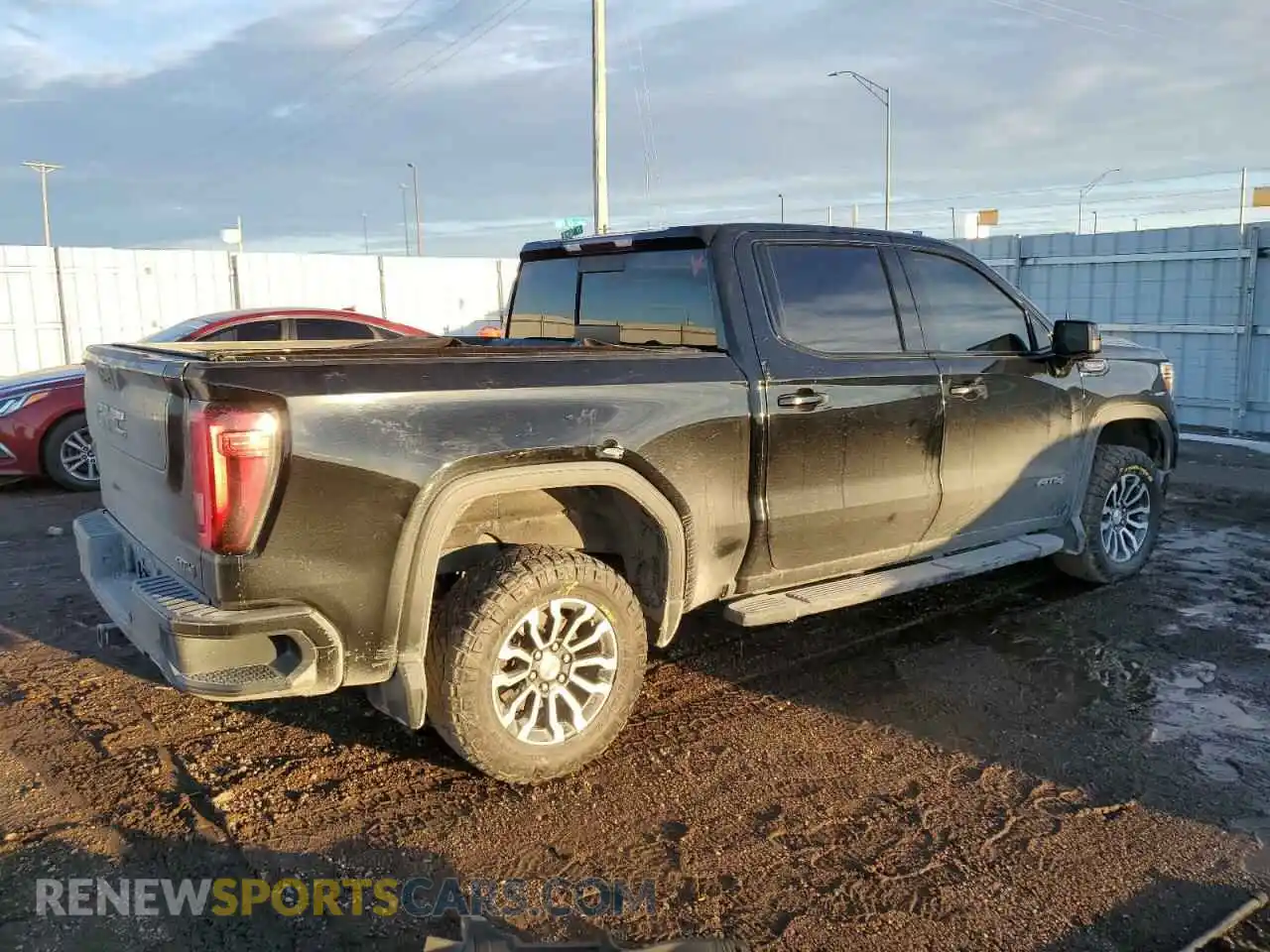 3 Photograph of a damaged car 1GTP9EED1KZ132969 GMC SIERRA 2019