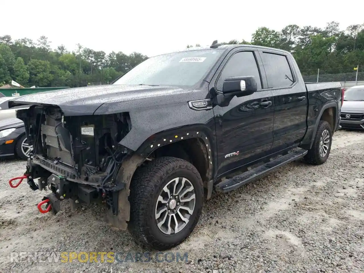 1 Photograph of a damaged car 1GTP9EED4KZ169434 GMC SIERRA 2019
