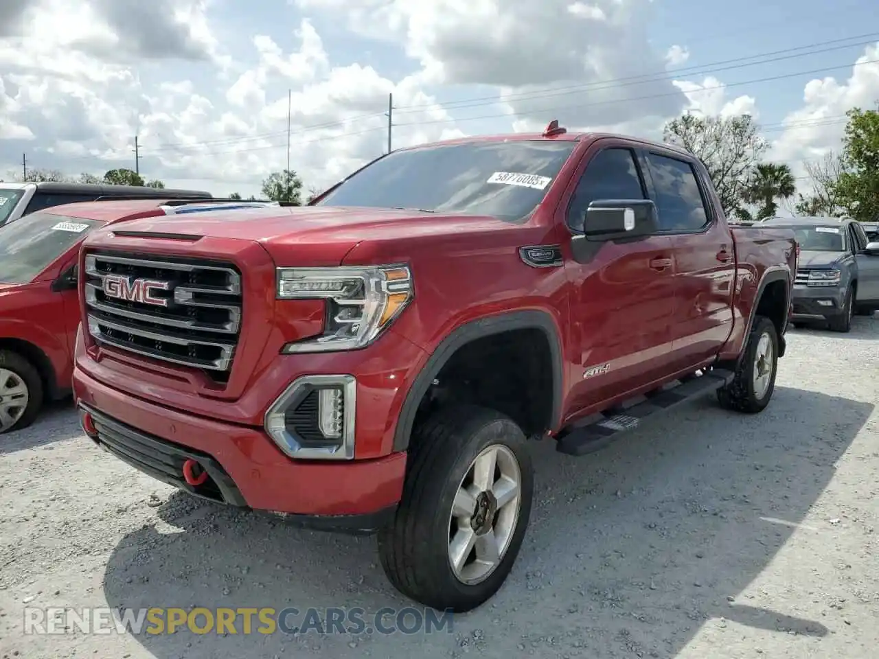 1 Photograph of a damaged car 1GTP9EEDXKZ144134 GMC SIERRA 2019
