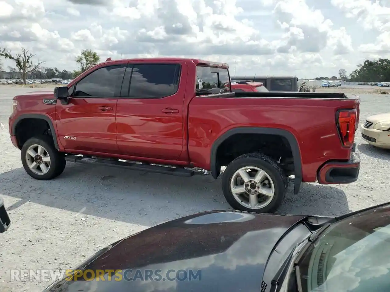 2 Photograph of a damaged car 1GTP9EEDXKZ144134 GMC SIERRA 2019