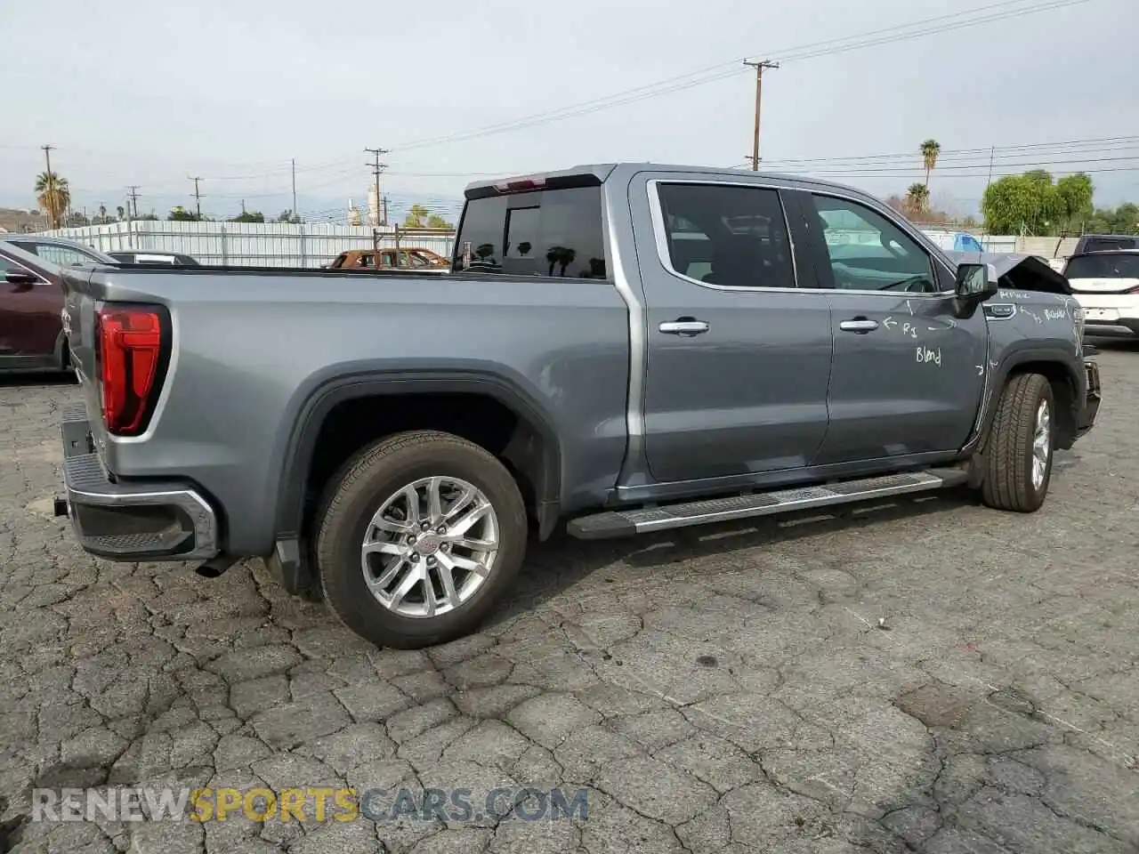 3 Photograph of a damaged car 1GTU8DED2KZ214340 GMC SIERRA 2019