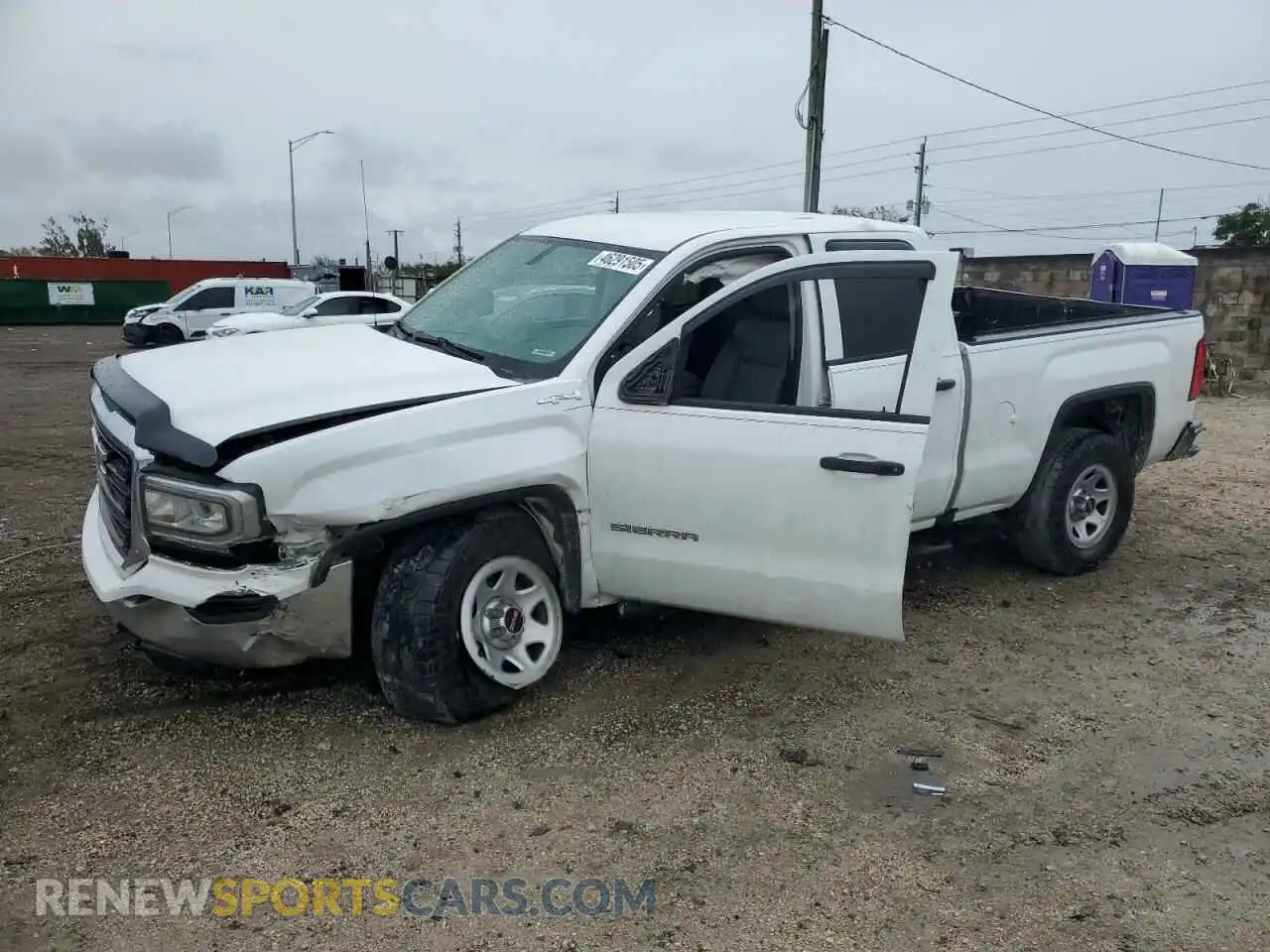 1 Photograph of a damaged car 2GTV2LEC7K1179309 GMC SIERRA 2019