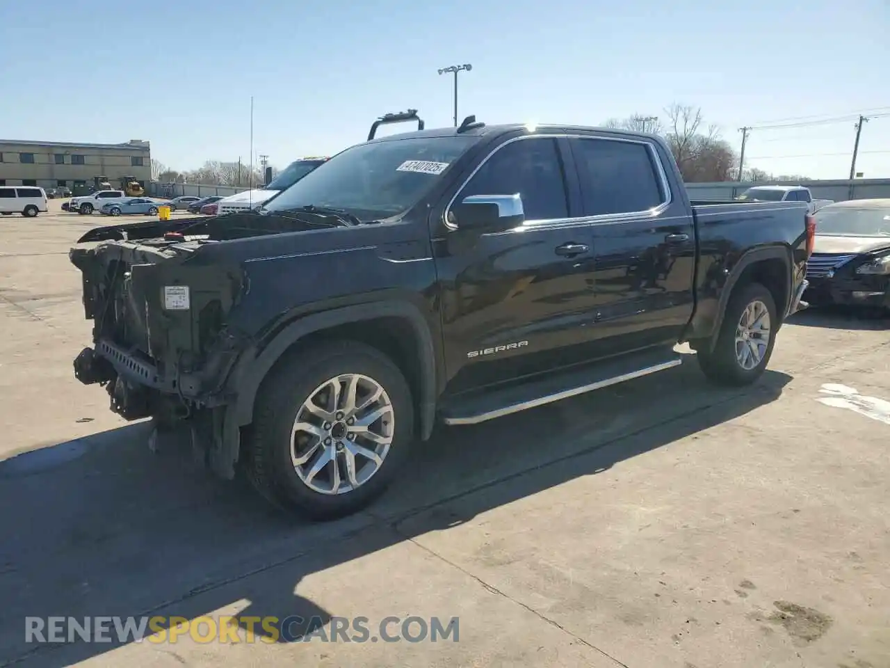 1 Photograph of a damaged car 3GTP8BED1KG108222 GMC SIERRA 2019