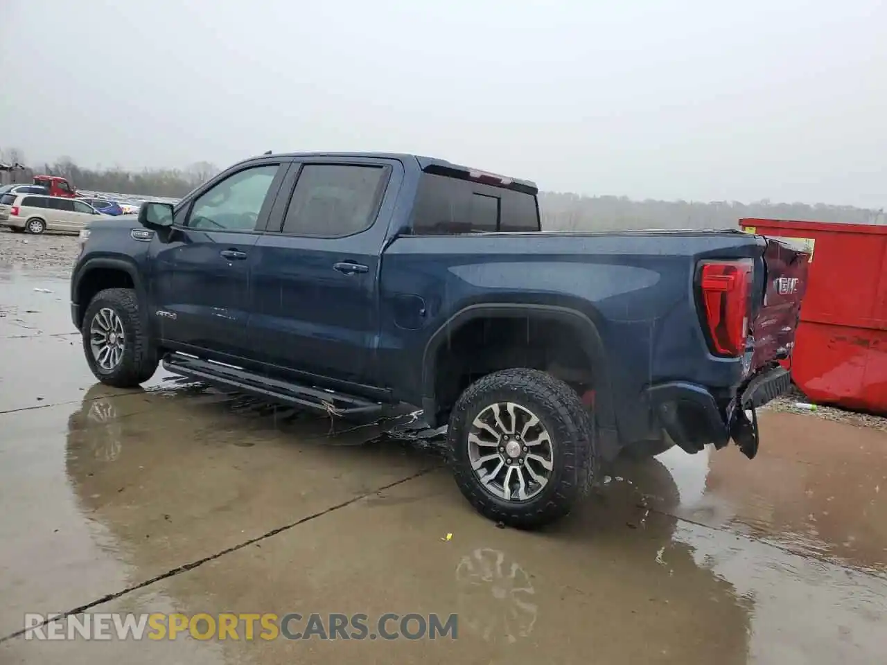 2 Photograph of a damaged car 3GTP9EEDXKG308417 GMC SIERRA 2019