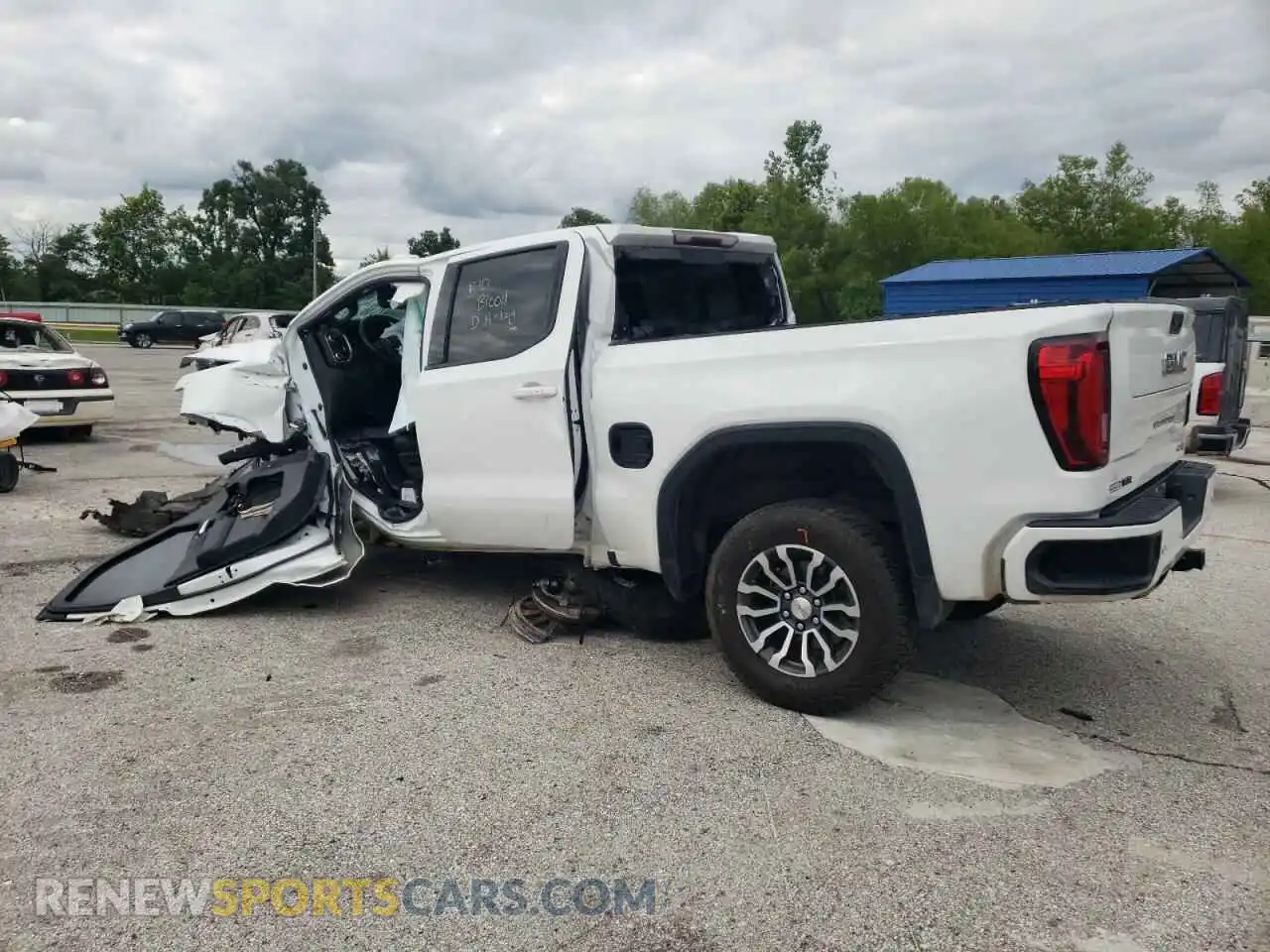 2 Photograph of a damaged car 3GTP9EEL2KG269507 GMC SIERRA 2019