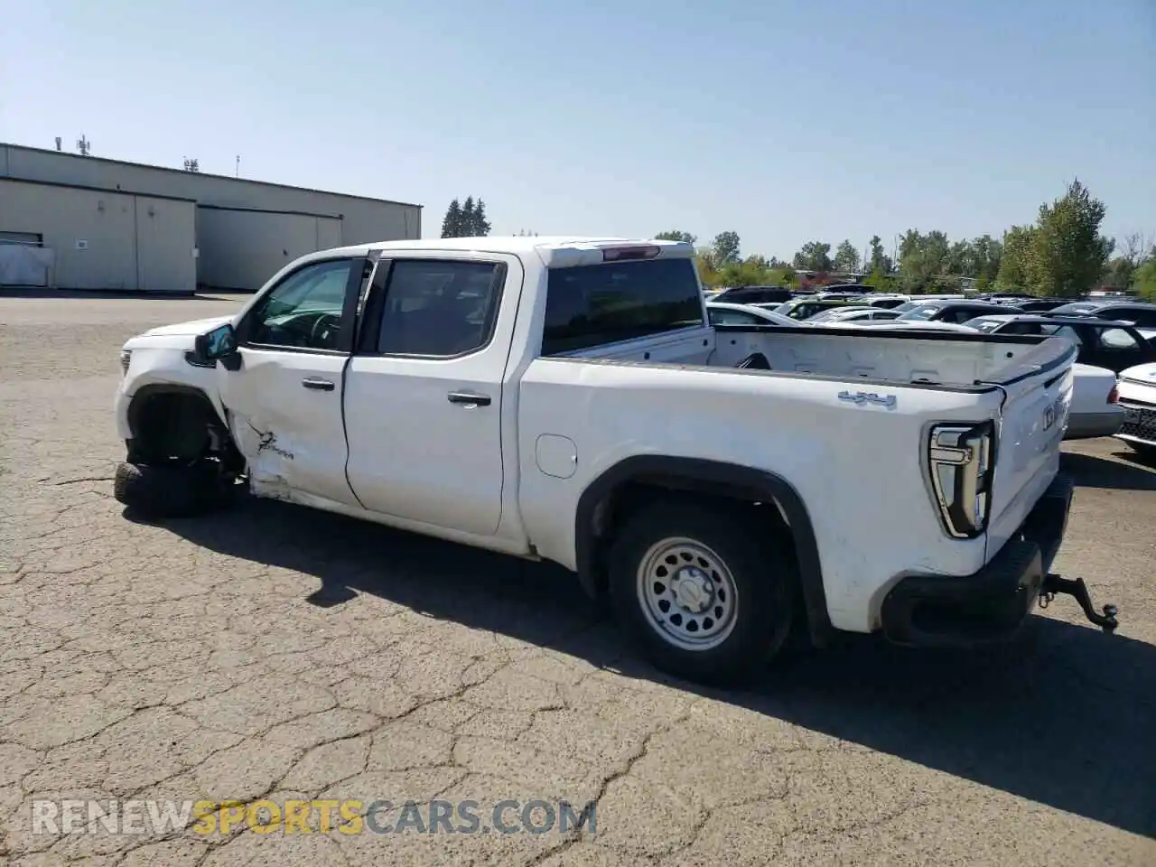 2 Photograph of a damaged car 3GTU9AEF5KG233154 GMC SIERRA 2019