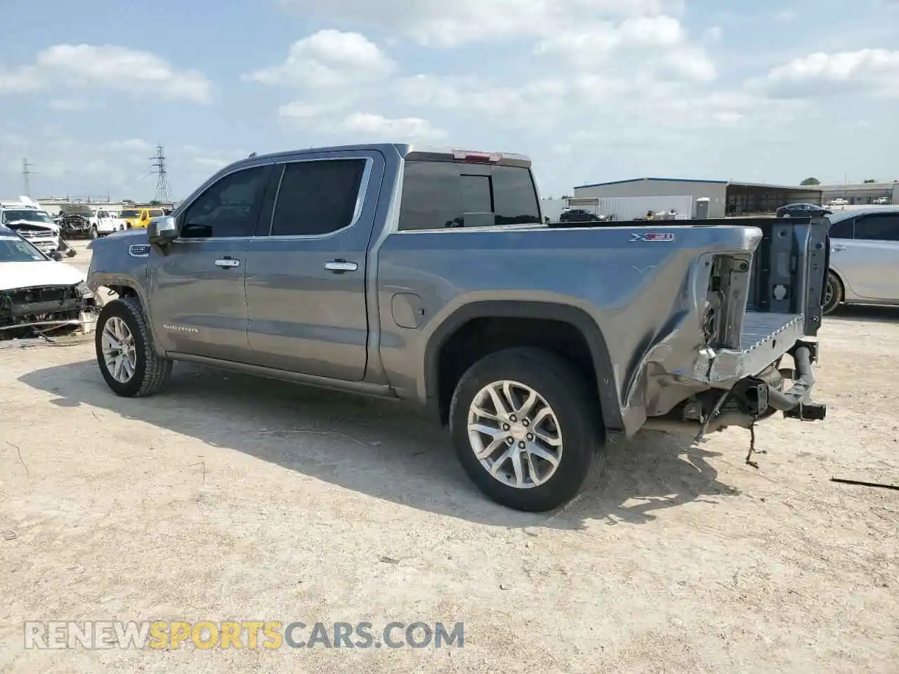 2 Photograph of a damaged car 3GTU9DED5KG263156 GMC SIERRA 2019