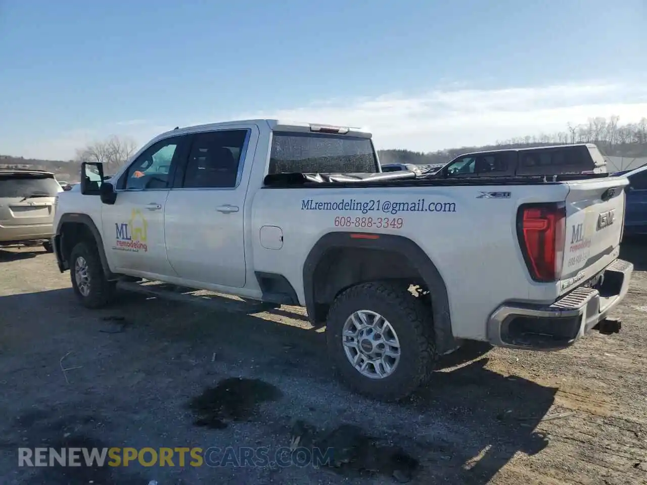 2 Photograph of a damaged car 1GT19ME78LF188372 GMC SIERRA 2020
