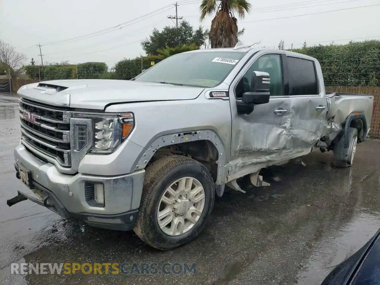 1 Photograph of a damaged car 1GT49NEY1LF112083 GMC SIERRA 2020
