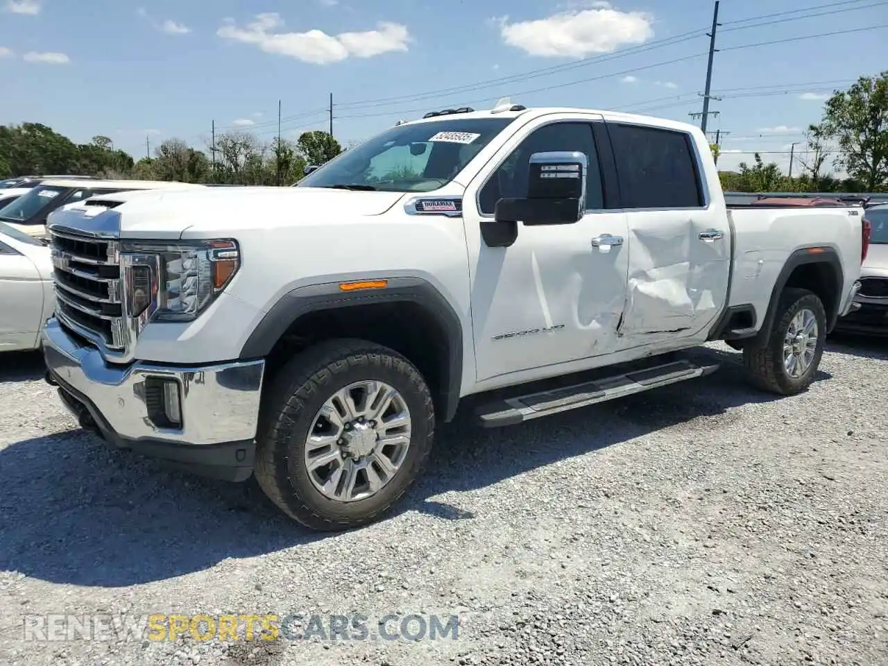 1 Photograph of a damaged car 1GT49NEY4LF105693 GMC SIERRA 2020