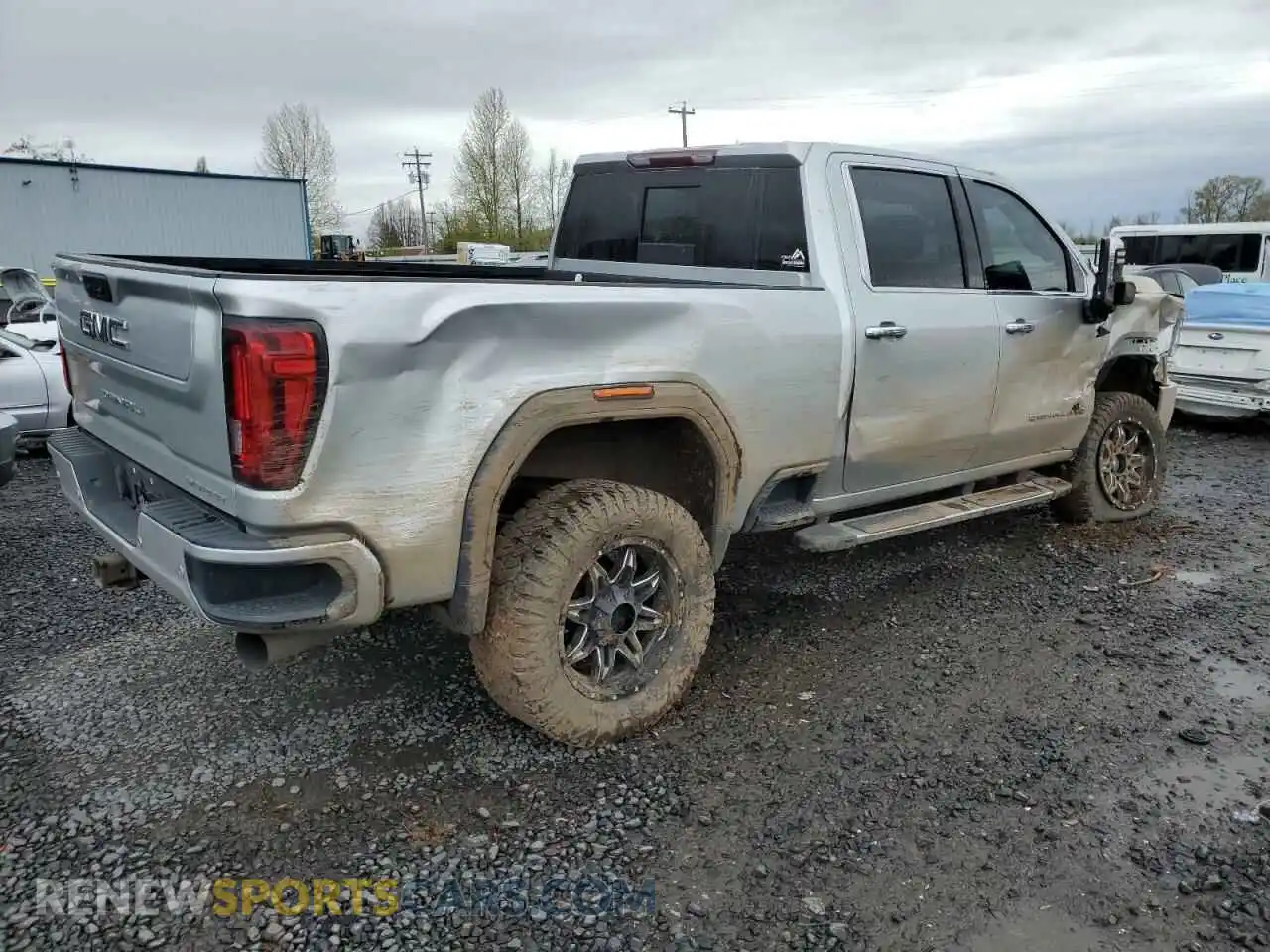 3 Photograph of a damaged car 1GT49WEY8LF200666 GMC SIERRA 2020